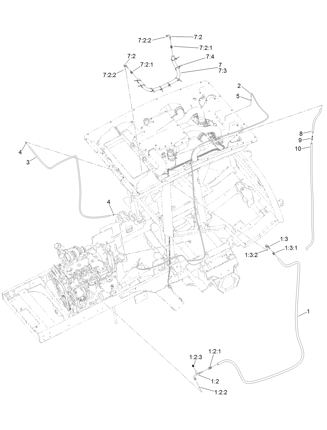 Right Side Hose Assembly