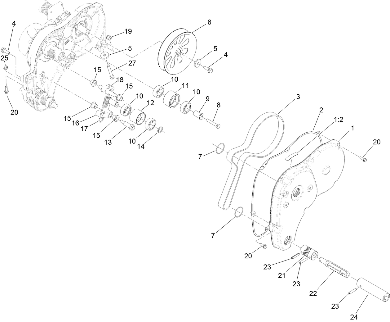Right Side Transmission Assembly