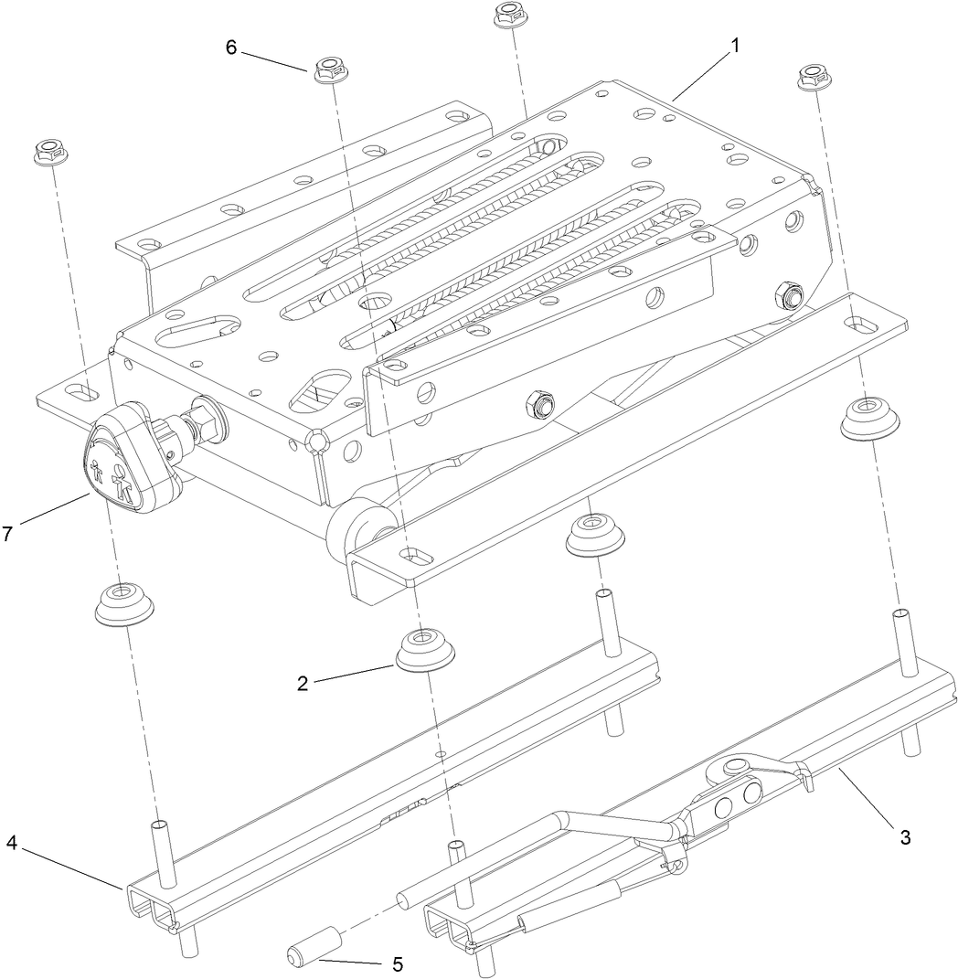 Seat Suspension Assembly No. 110-9730