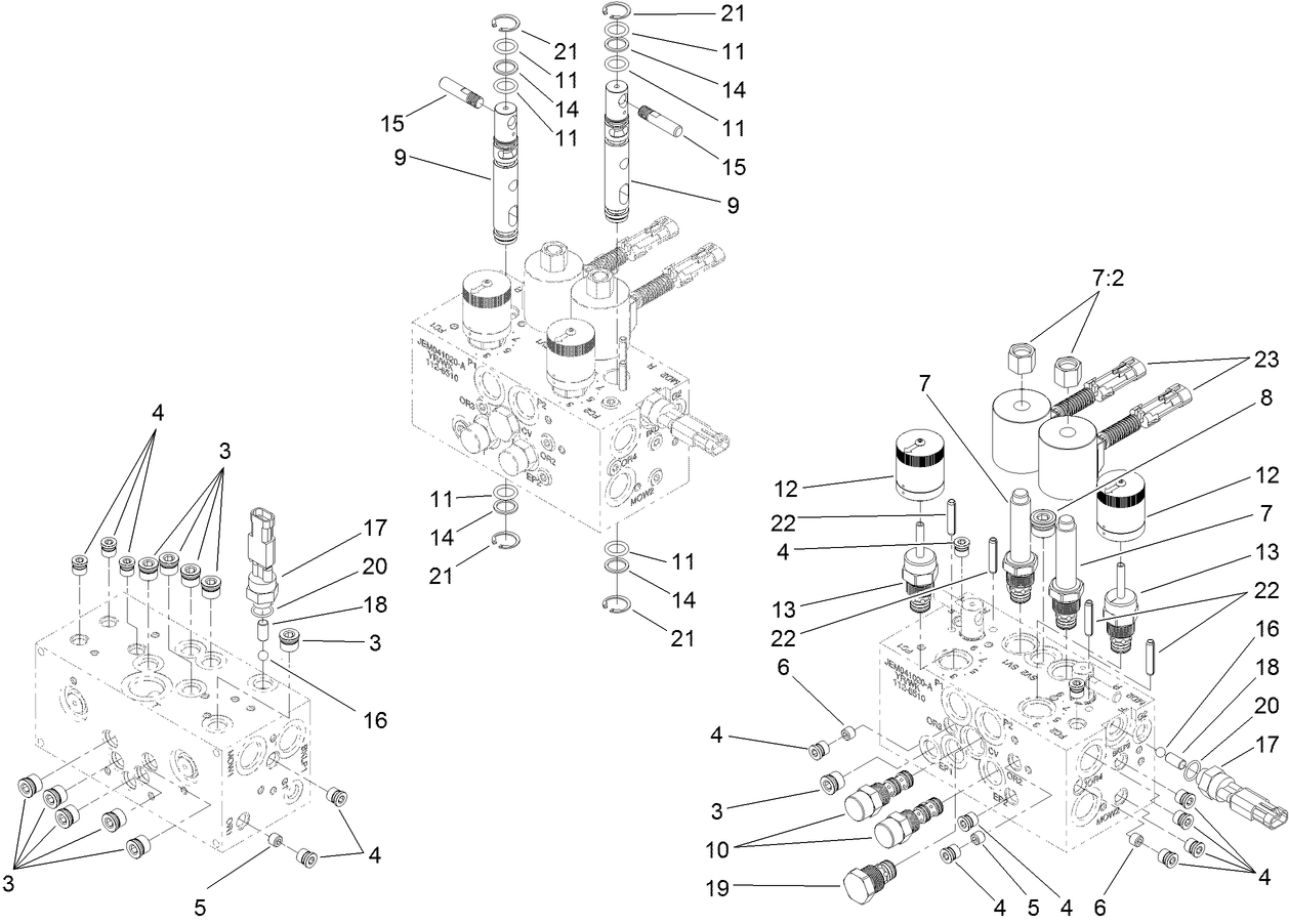 Hydraulic Manifold Assembly No. 112-6510