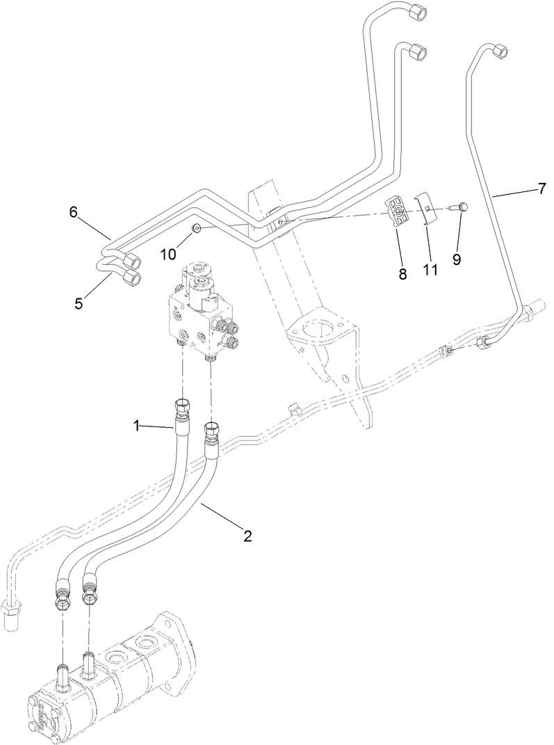 Hydraulic Traction Circuit Assembly