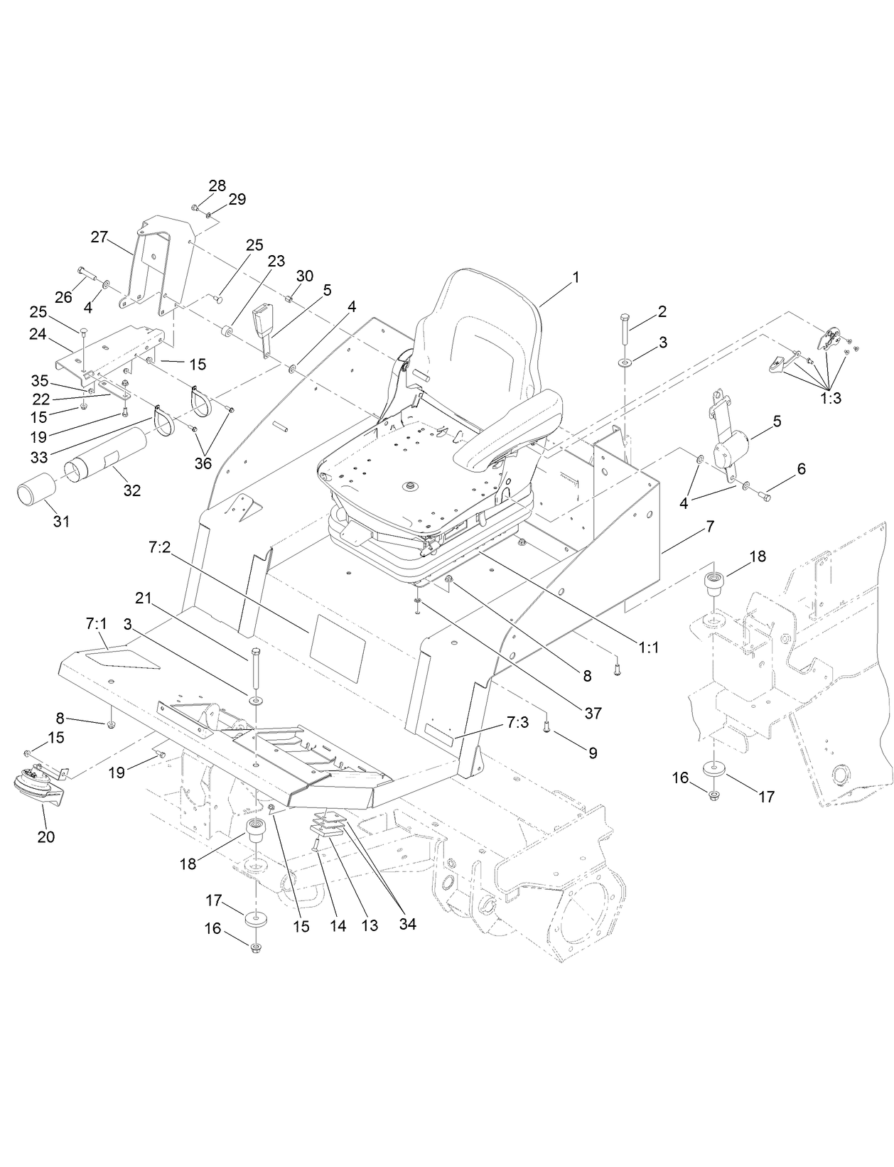 Seat and Platform Assembly