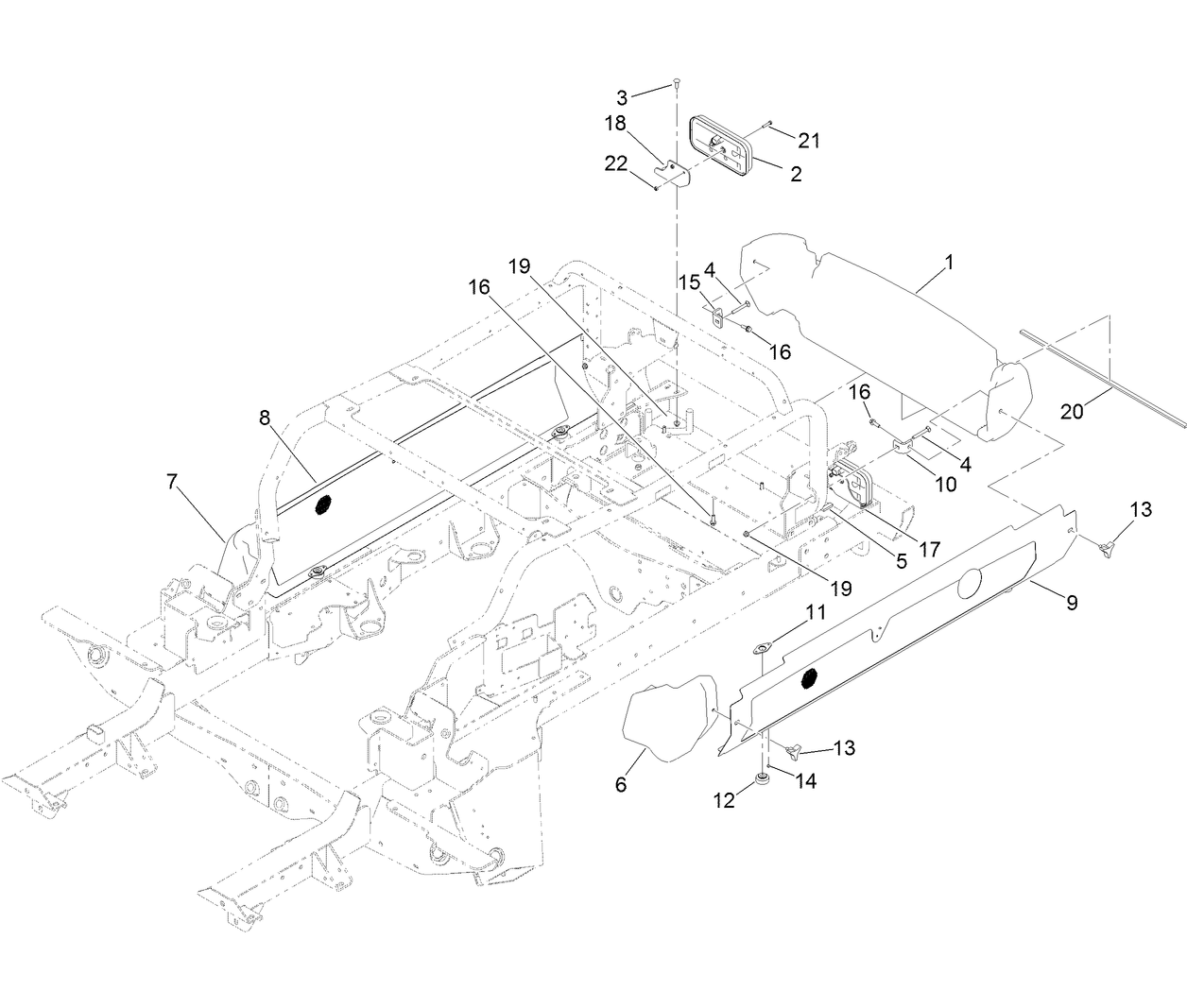 Side Panel and Bumper Assembly