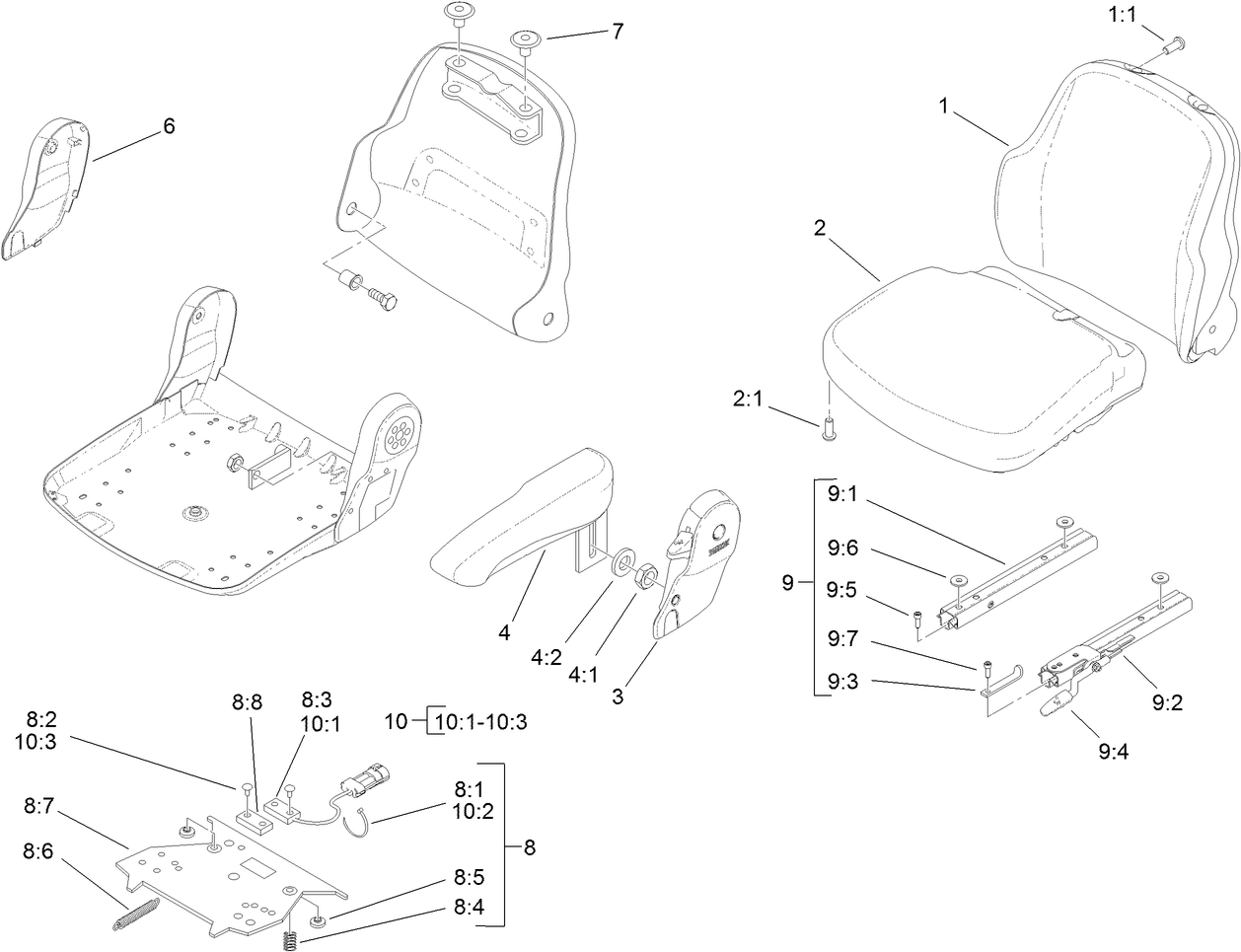 Vinyl Premium Seat Assembly No. 117-5676