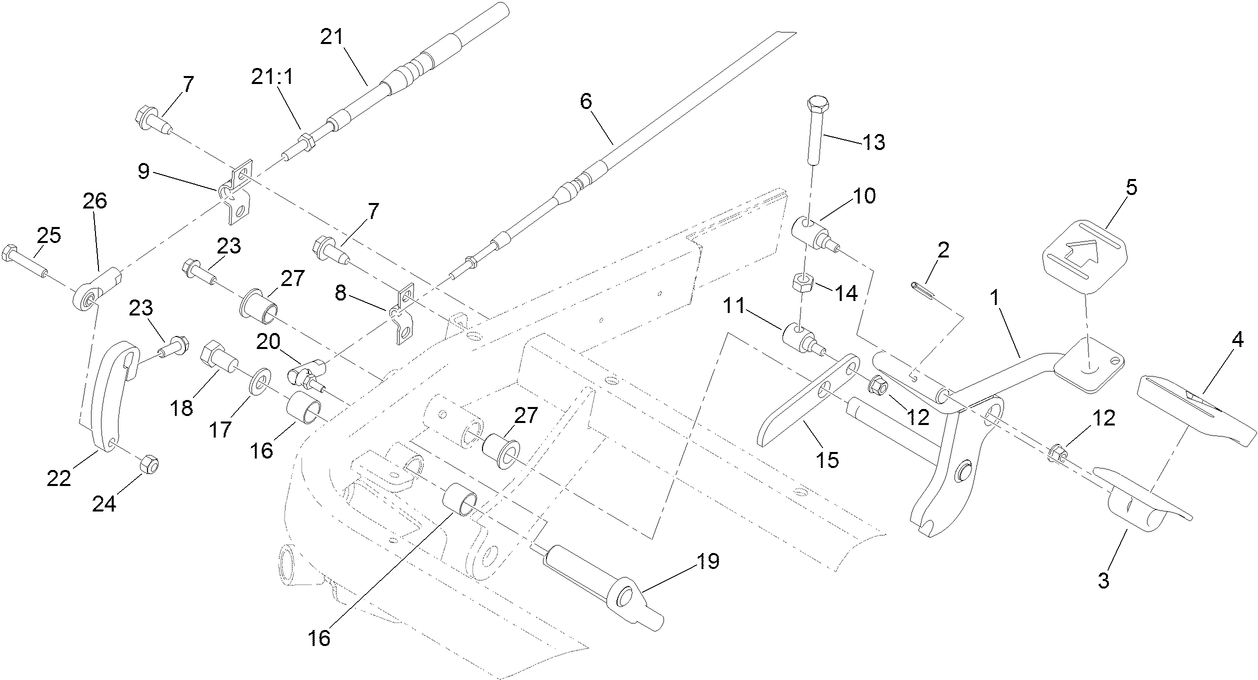 Traction Pedal Assembly