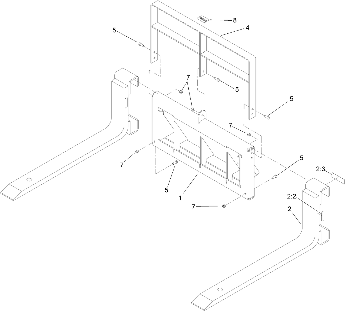 Adjustable Fork Assembly