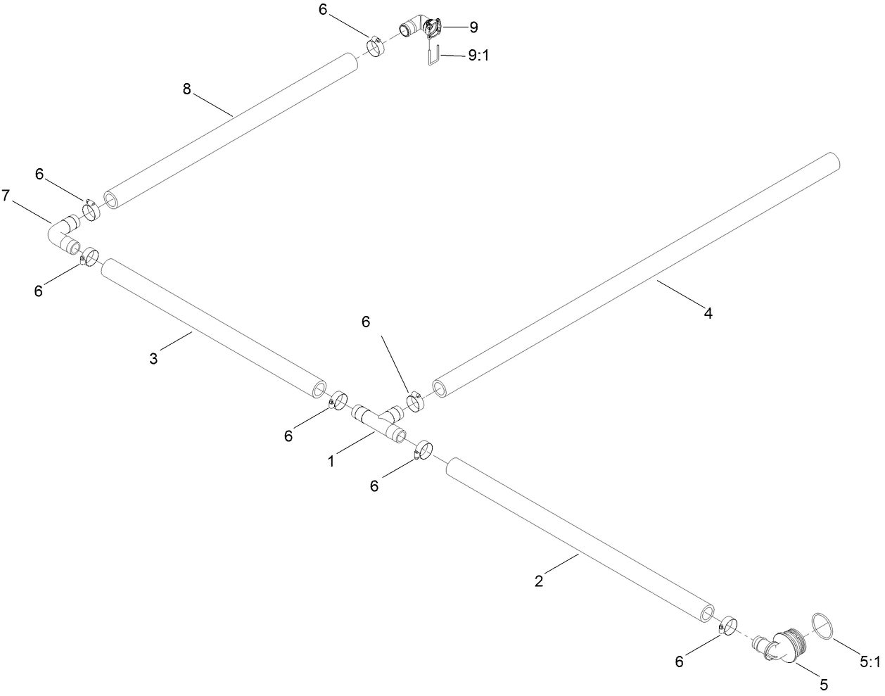 Bypass Hose Assembly No. 132-4297