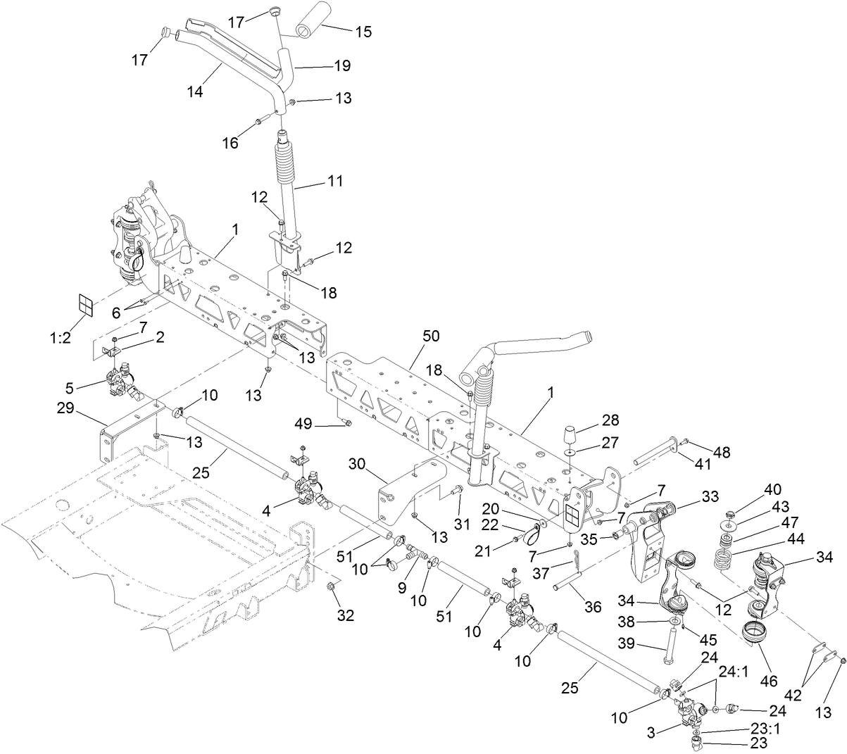 Center Boom Assembly