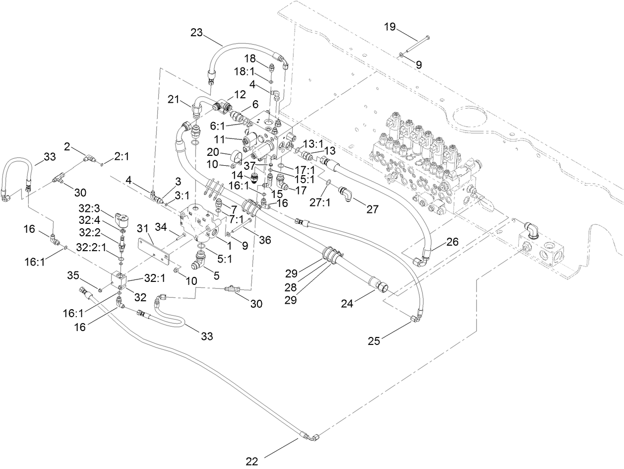 Fan Drive Valve and Flow Divider Assembly