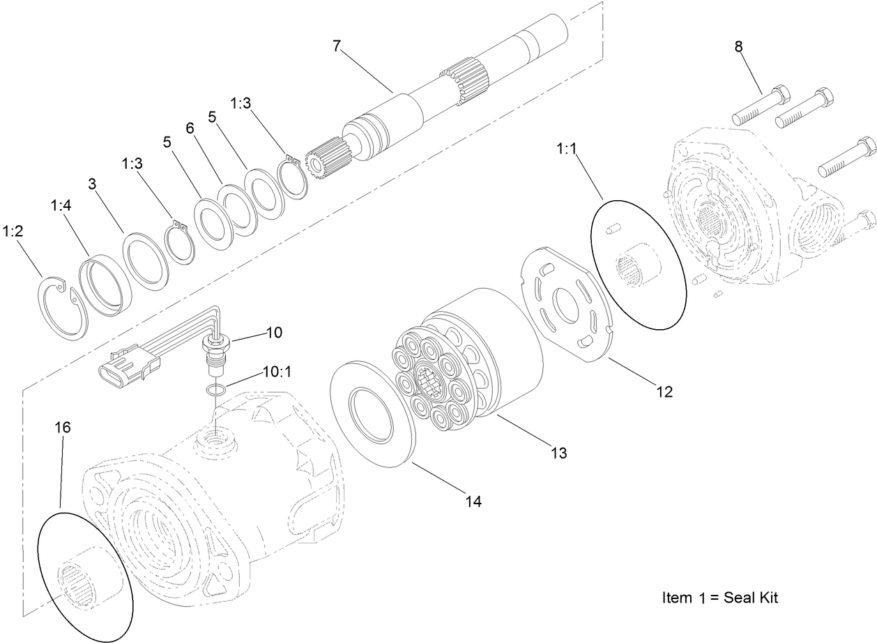 Hydraulic Motor Assembly No. 132-5630