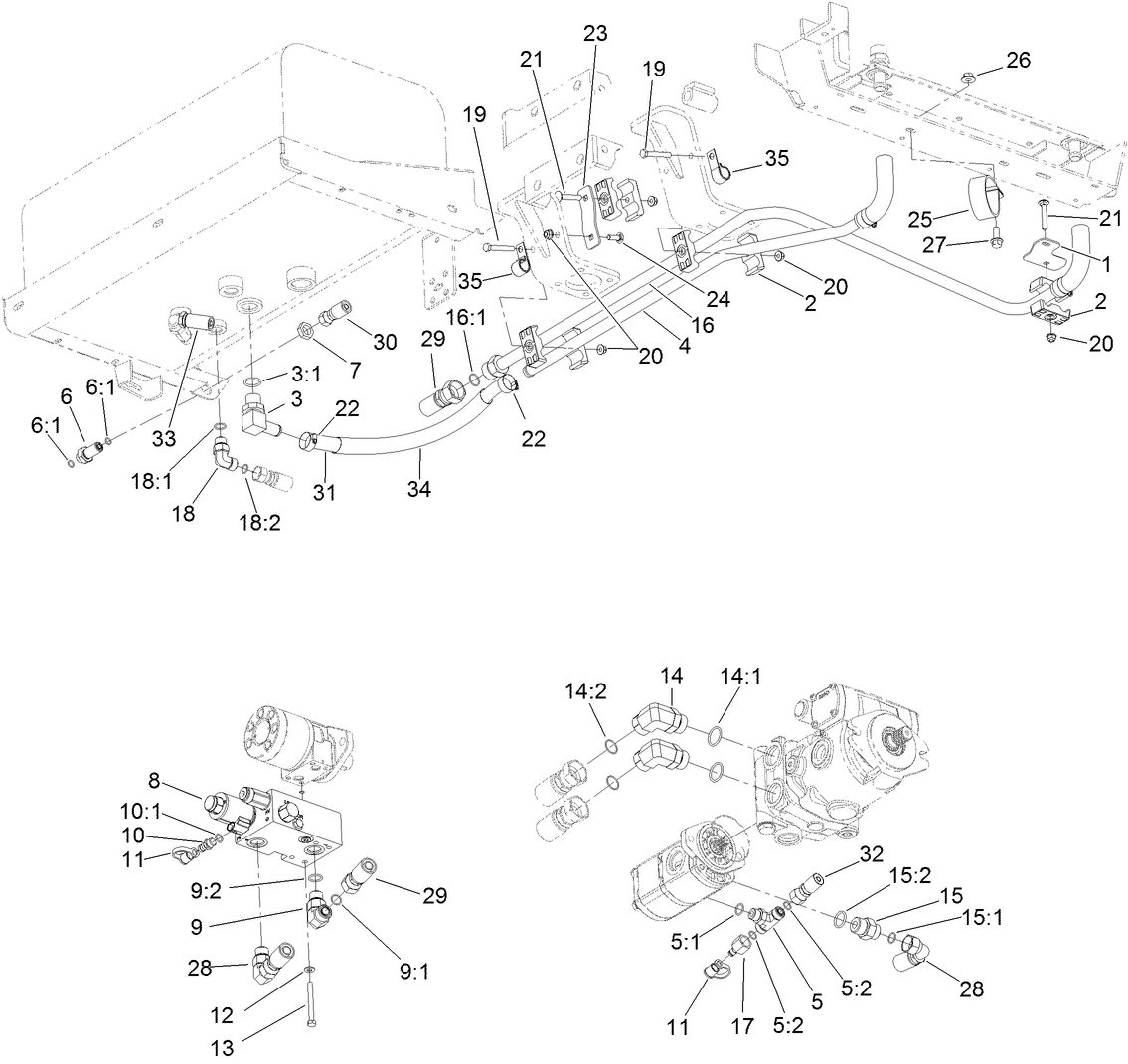 Hydraulic Pump and Filter Assembly