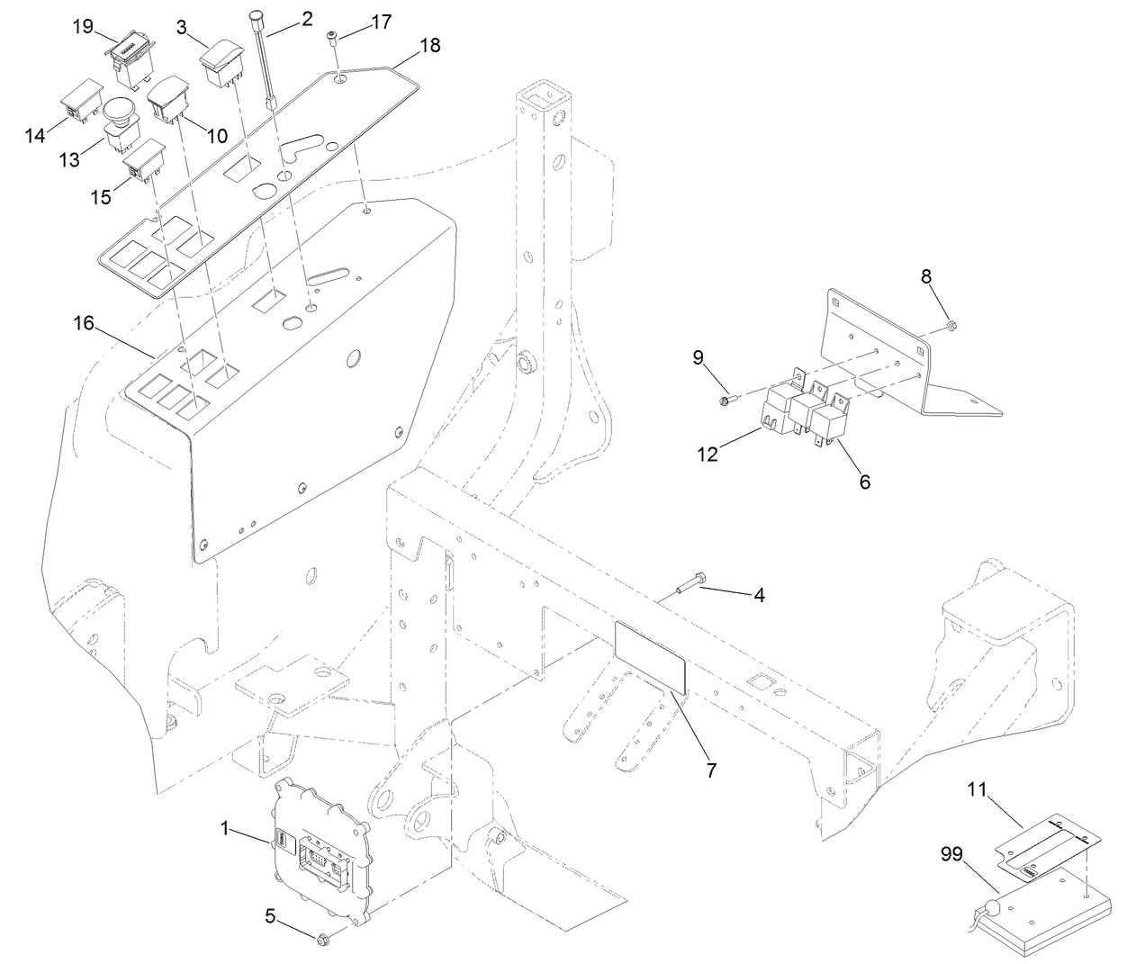 Module Control and Relay Assembly