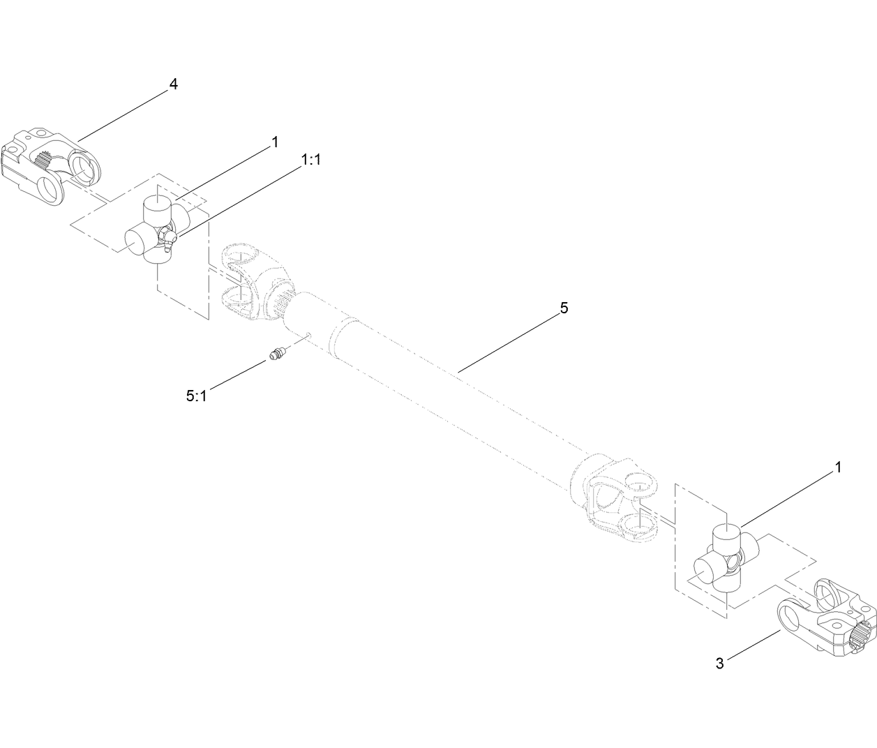 Driveshaft Assembly No. 110-3575