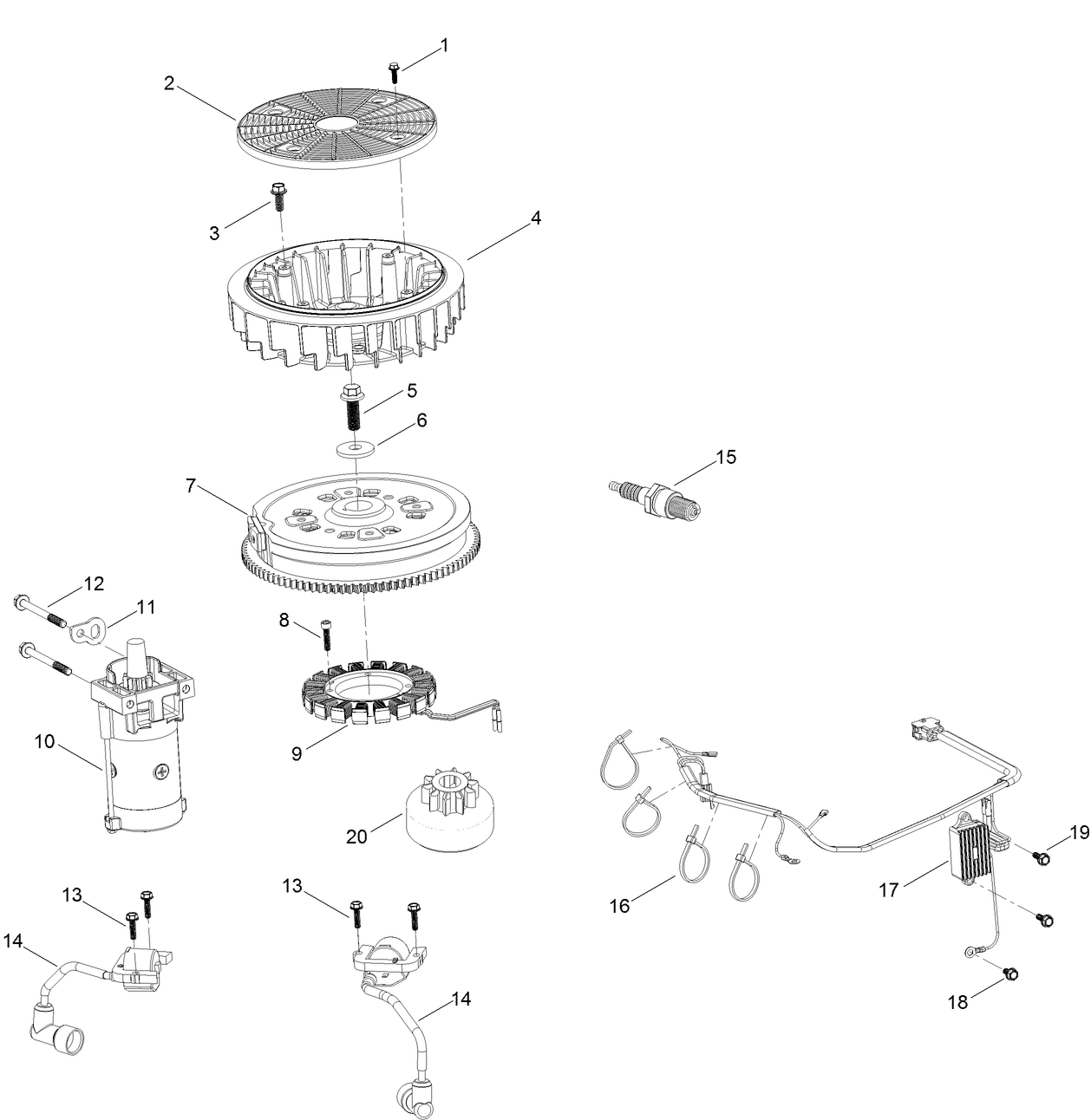 Ignition and Electrical Assembly