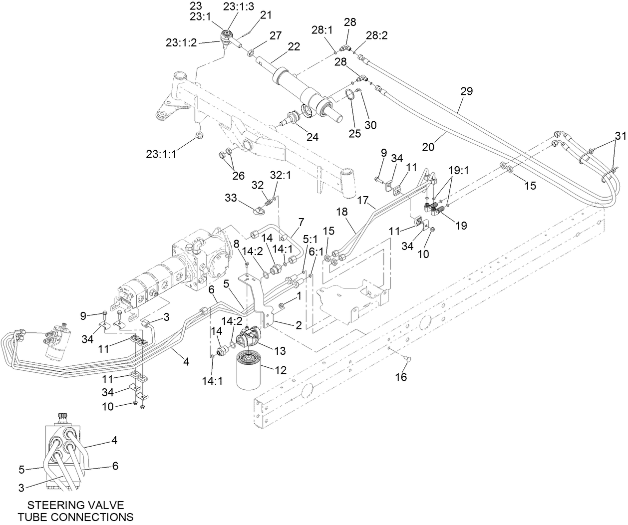 Steering Hydraulic Assembly