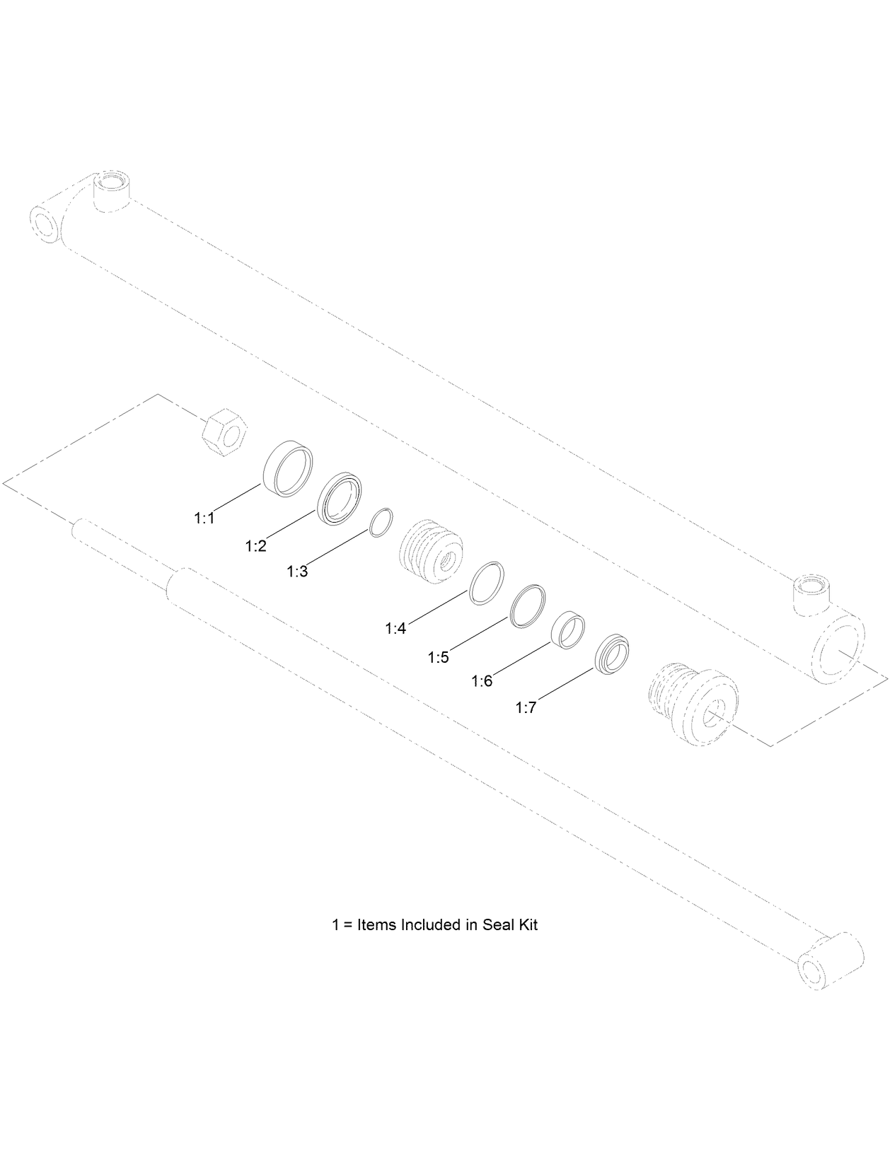 Hydraulic Cylinder Assembly No. AU8HC20030