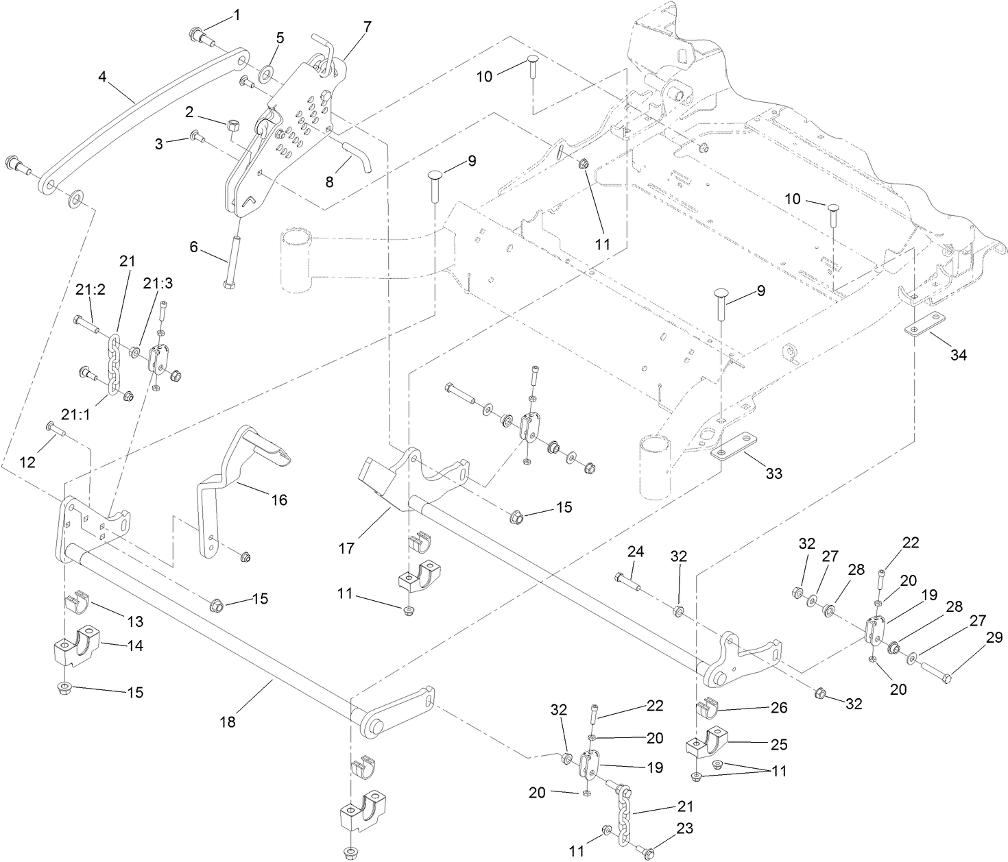 Deck Lift Assembly