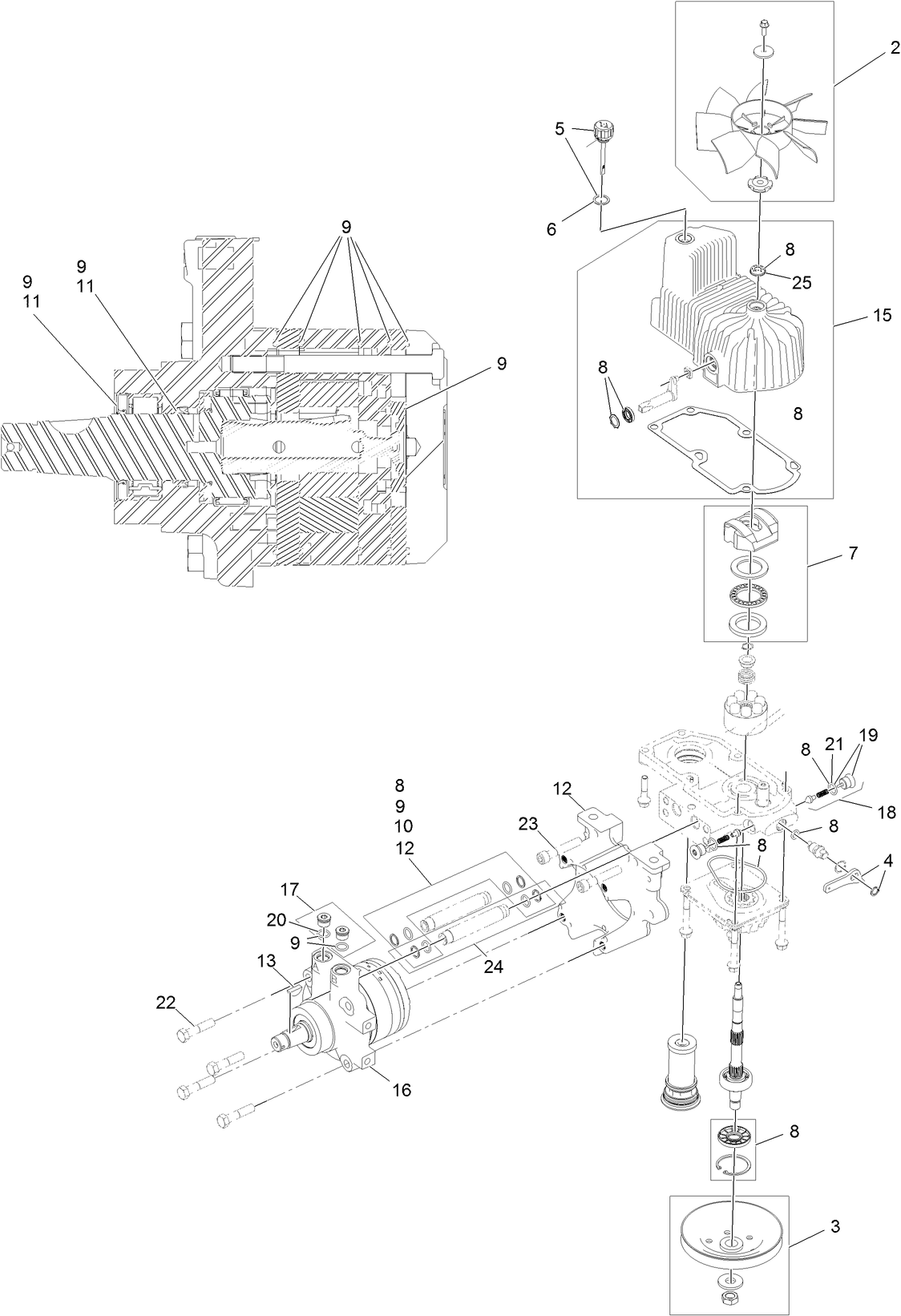 LH Hydro Assembly No. 126-1321
