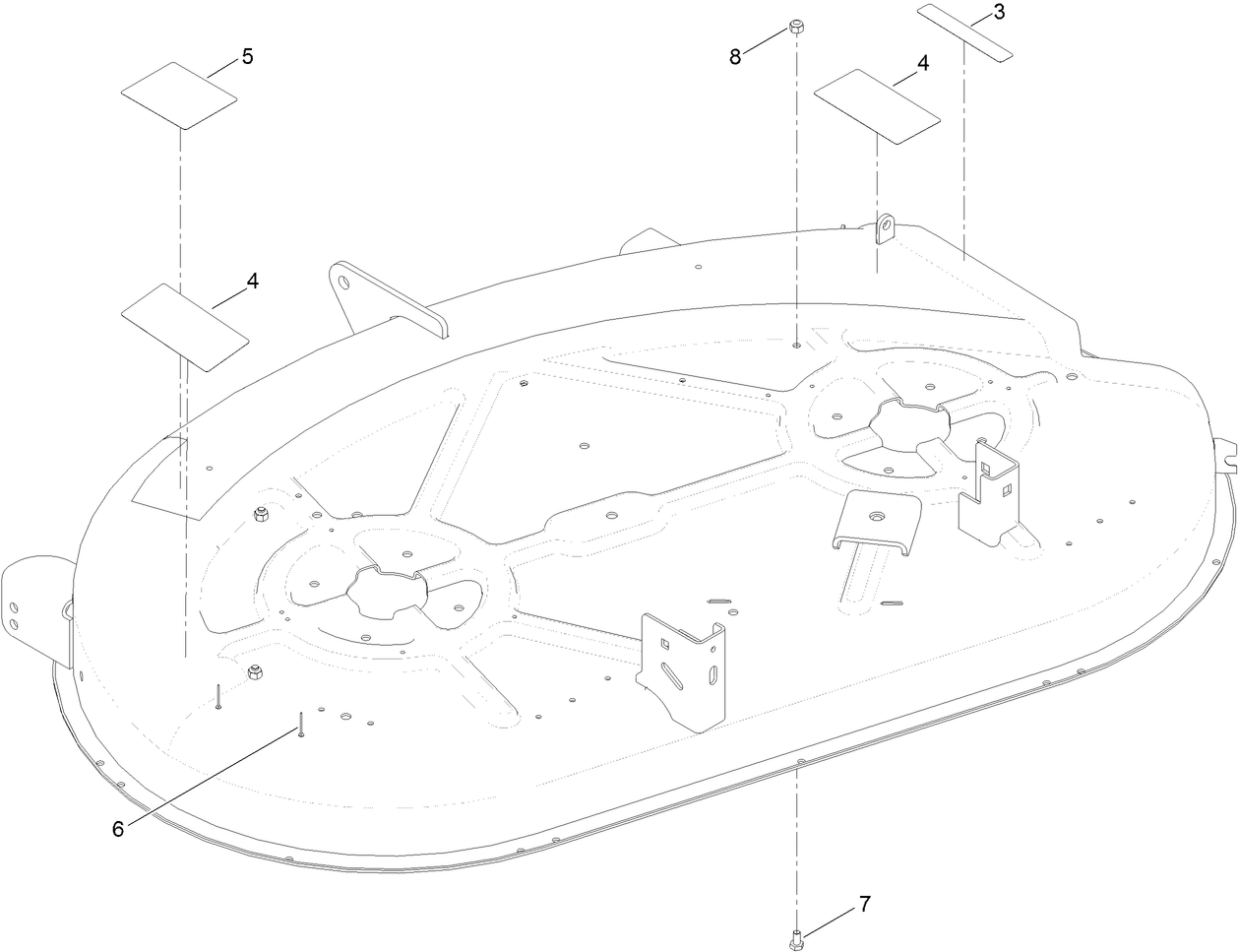 42 Inch Deck Assembly No. 131-3604
