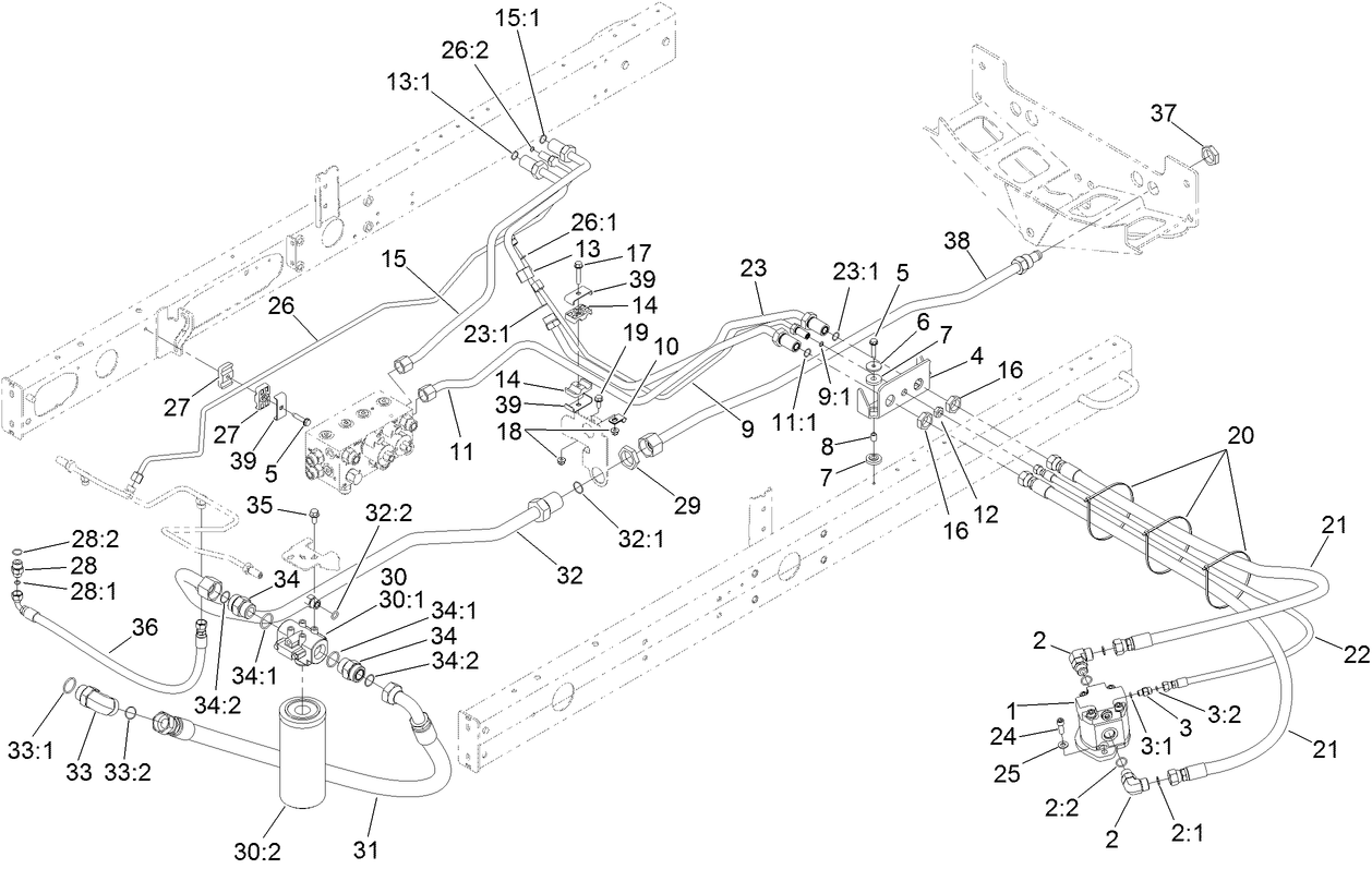 Rear Deck Hydraulic Assembly