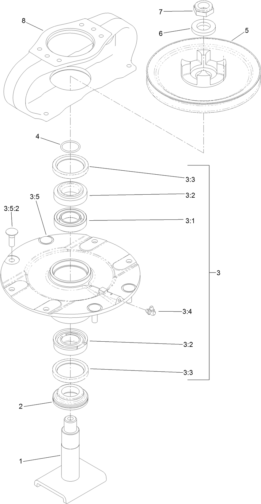 Driven Spindle Assembly No. 119-4547