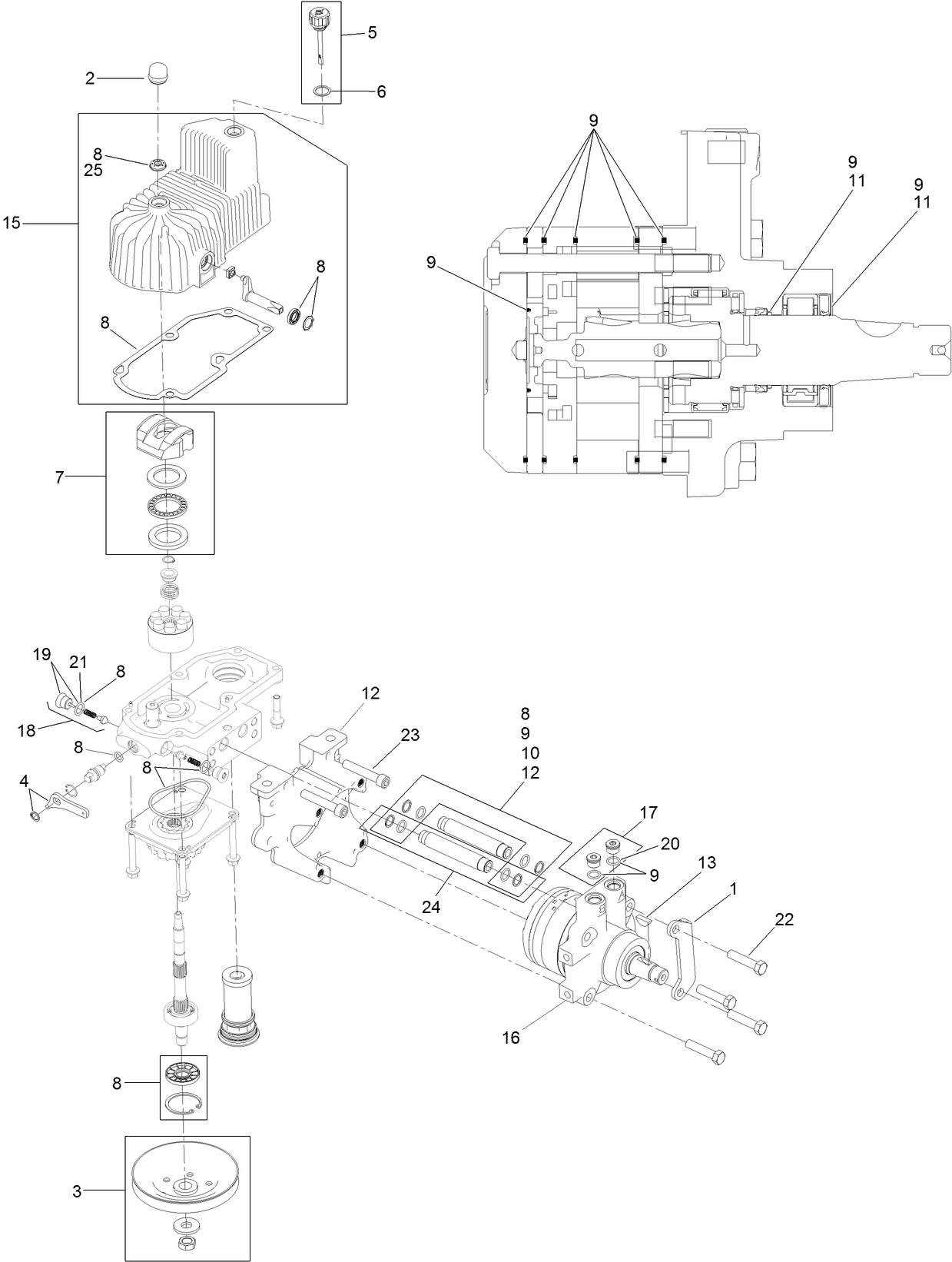 RH Hydro Assembly No. 126-1328