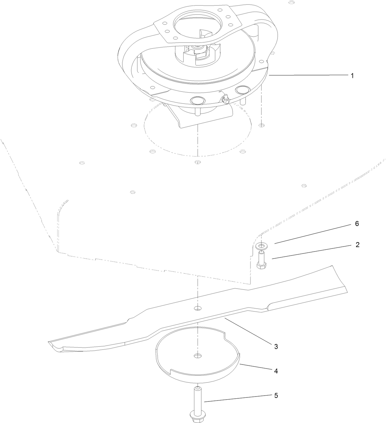 Deck Driving Spindle Assembly