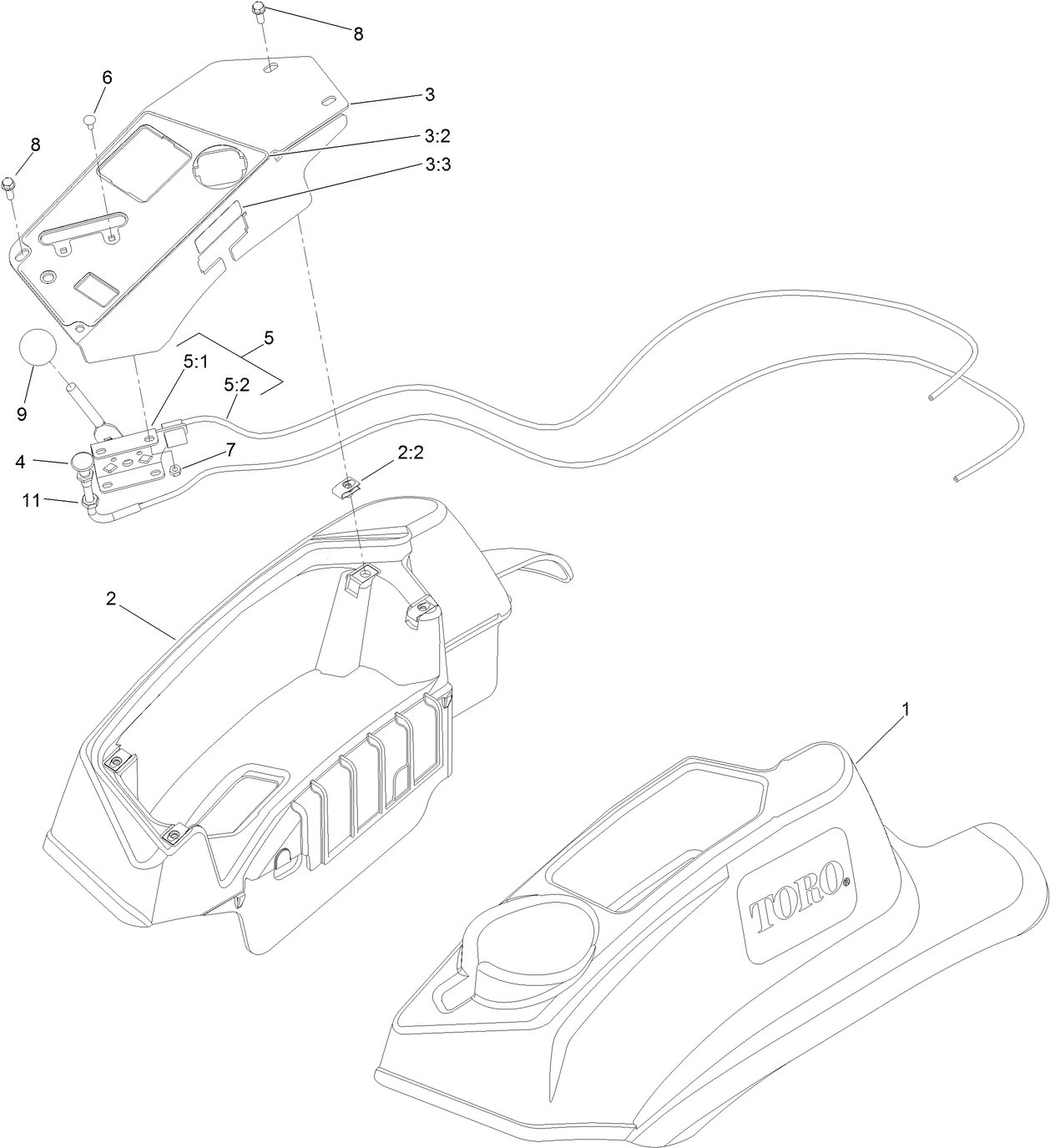 Console and Control Panel Assembly