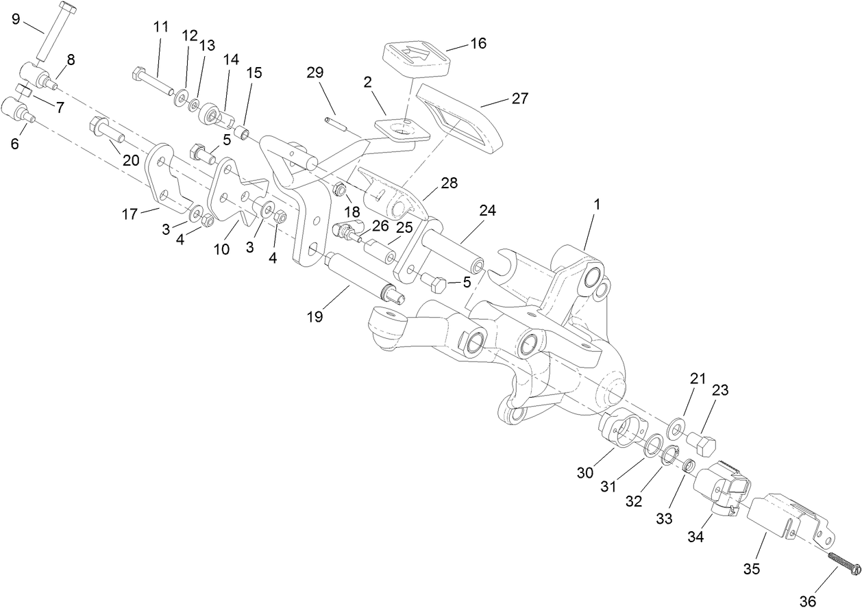 Right Hand Support Platfrom Assembly