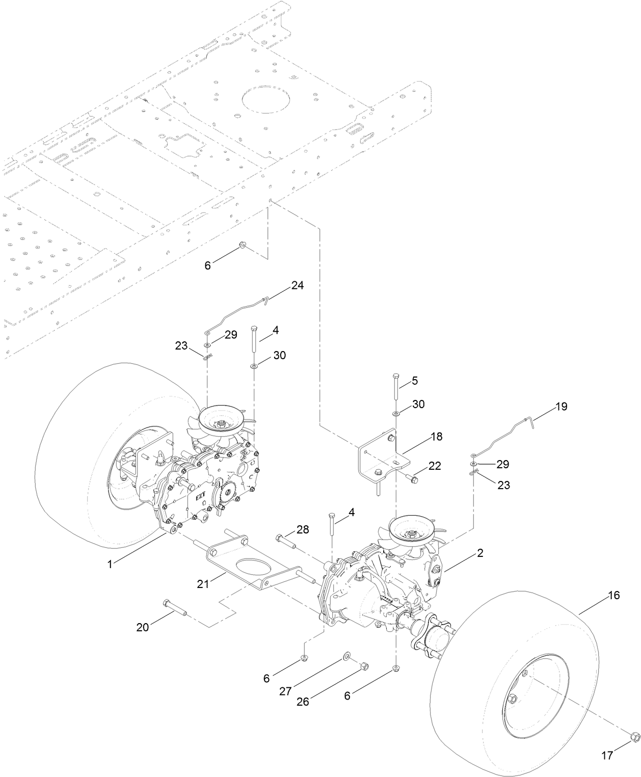 Hydro Transaxle Assembly