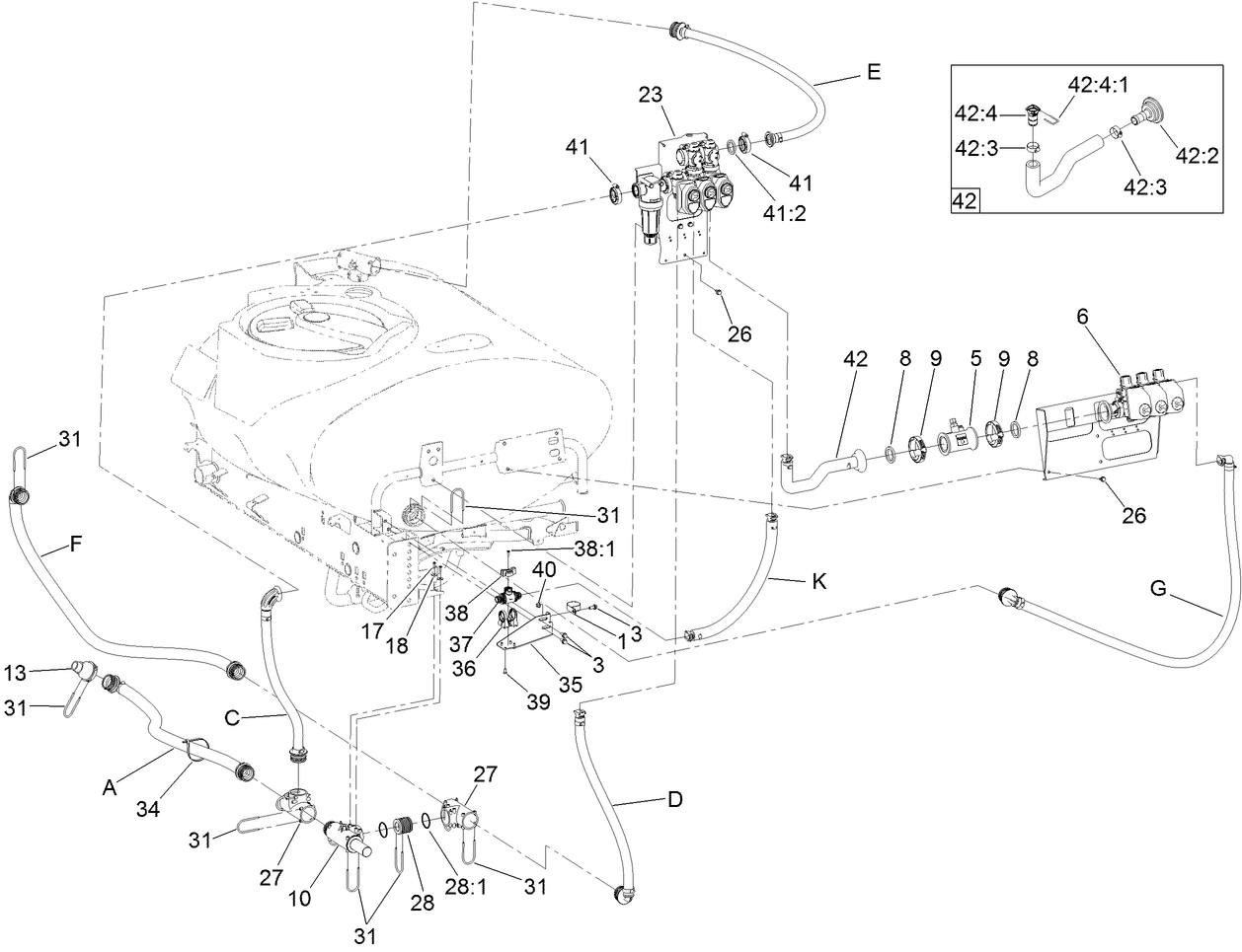 Spray Tank Valve Assembly