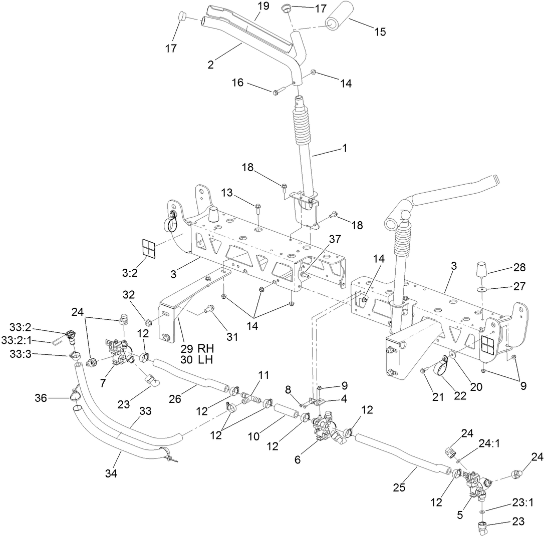 Center Boom Mount Assembly