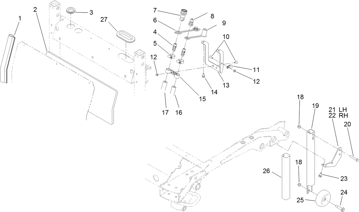 Coupler and Gage Wheel Assembly