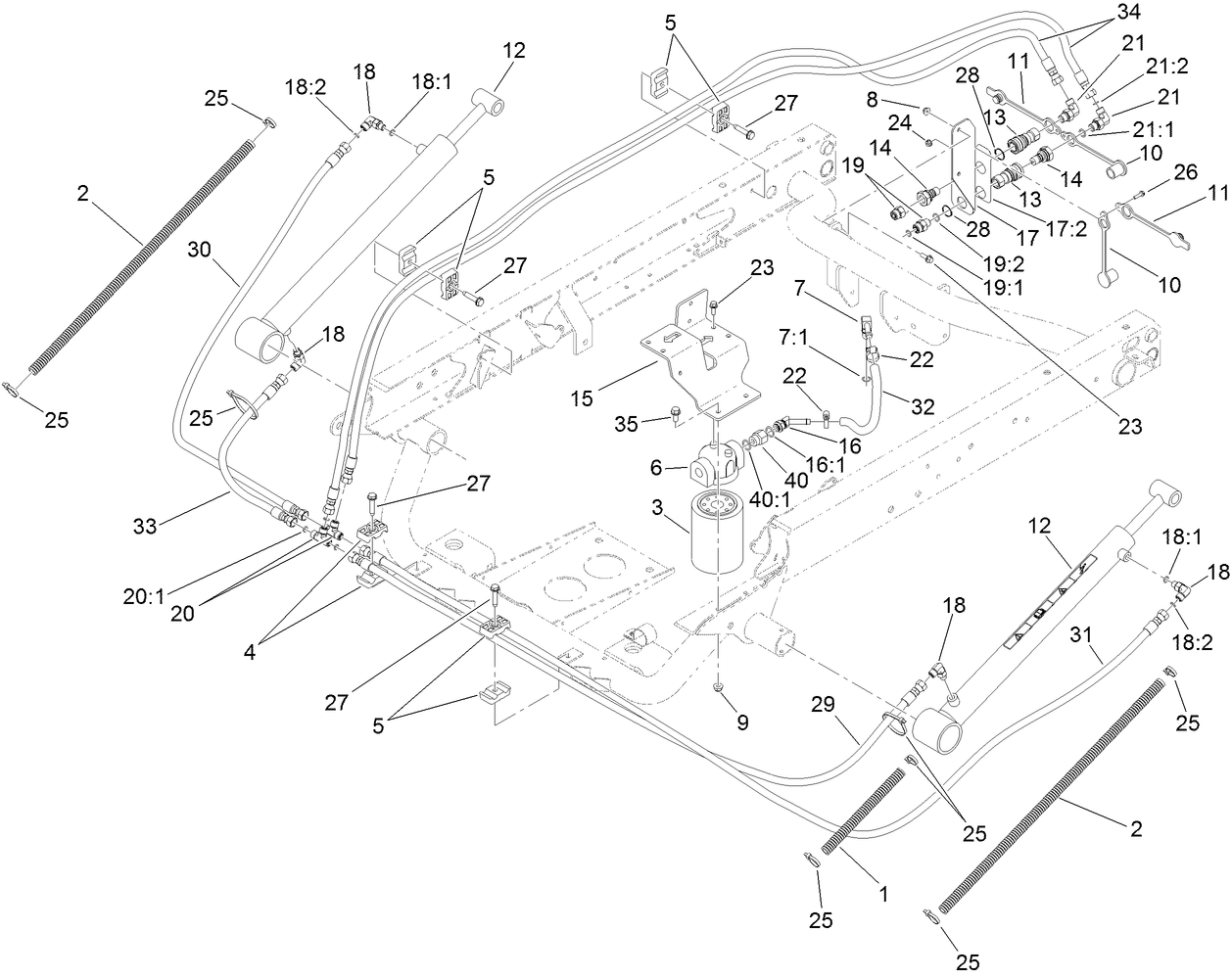 Hydraulic Lift Cylinder Assembly