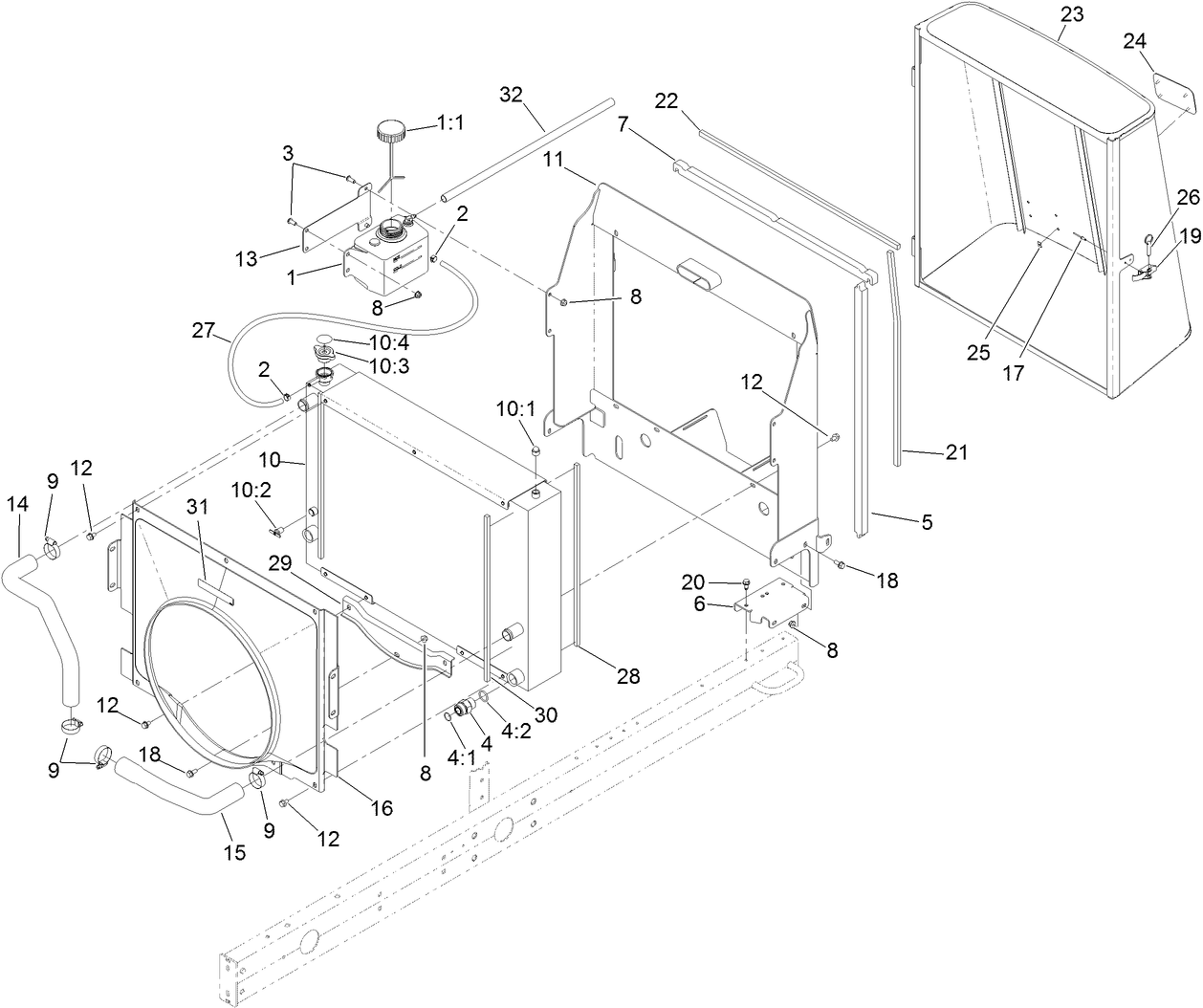Radiator and Shroud Assembly