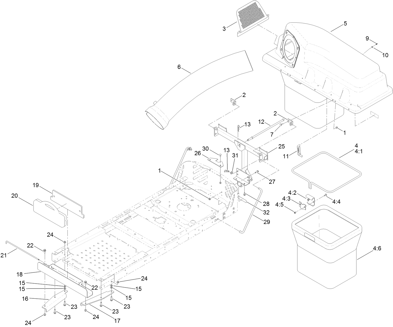 Frame and Bag Assembly