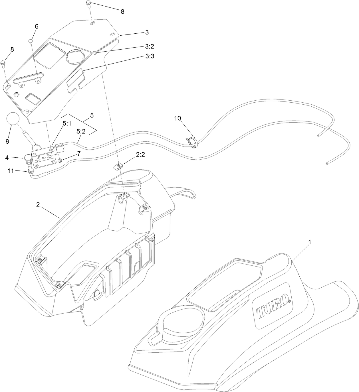 Console and Control Panel Assembly
