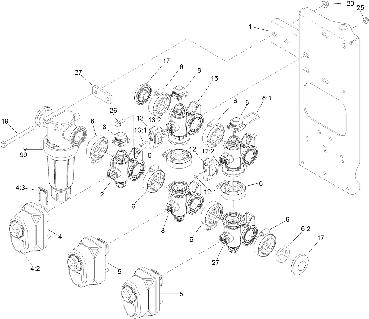 Agitation Manifold Assembly