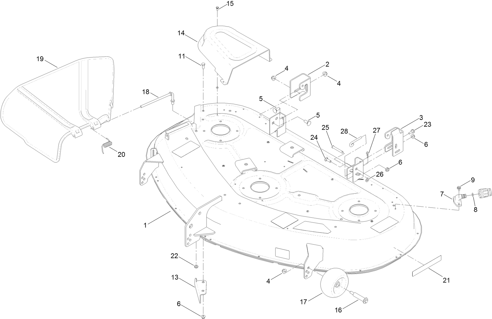 50 Inch Deck Assembly