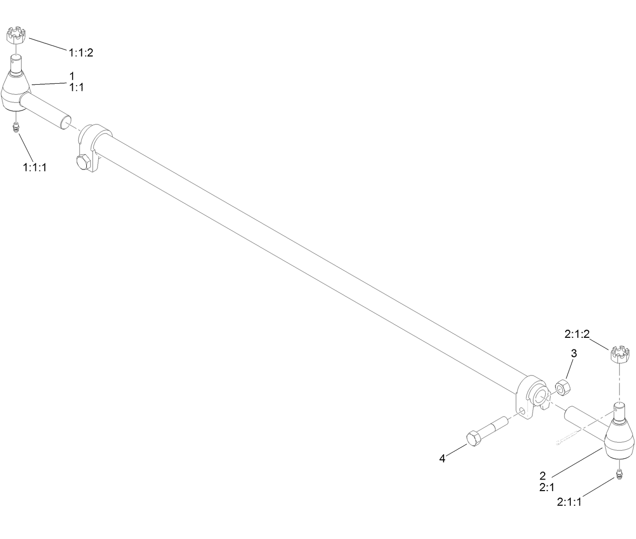 Tie Rod Assembly No. 110-6049-03
