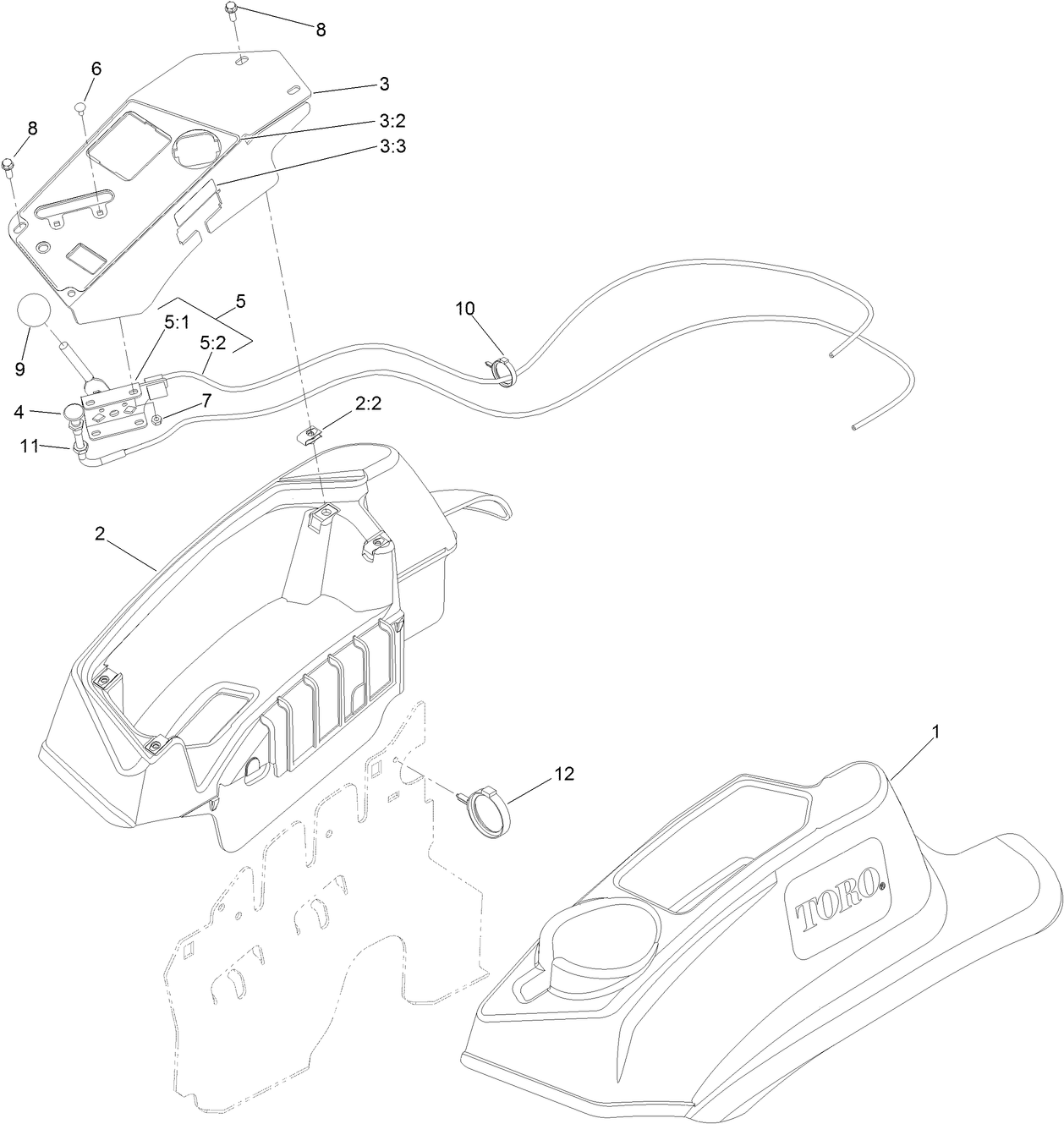 Console and Control Panel Assembly