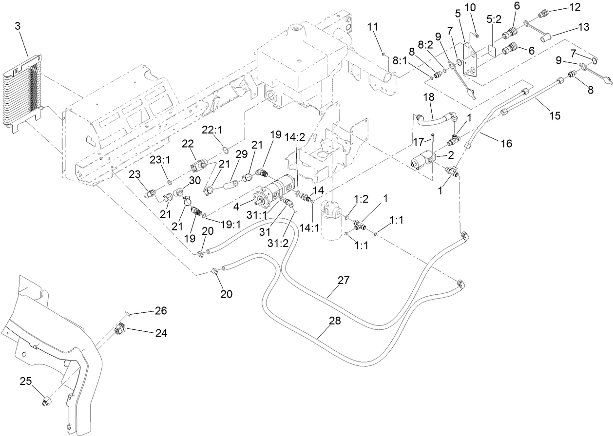 High Flow Hydraulic Assembly