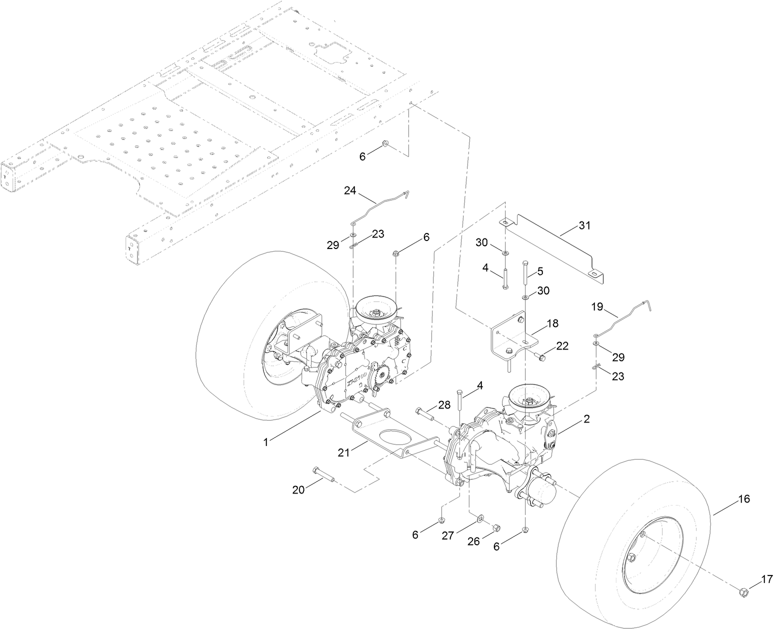 Hydro Transaxle Assembly