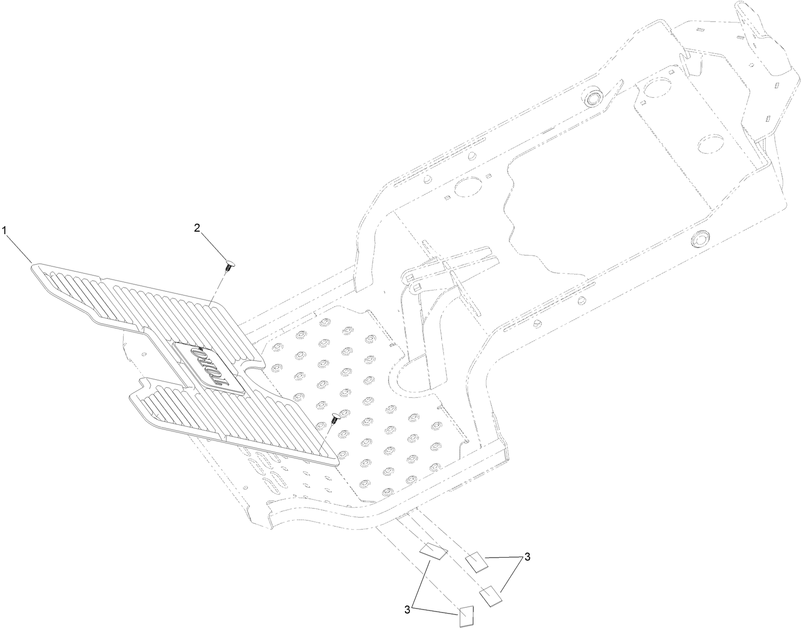 thumbnail image 2 of Genuine Toro 107-8536 Belt Cover (2-Pack) For Z Master Commercial Force Mowers 2 of 5