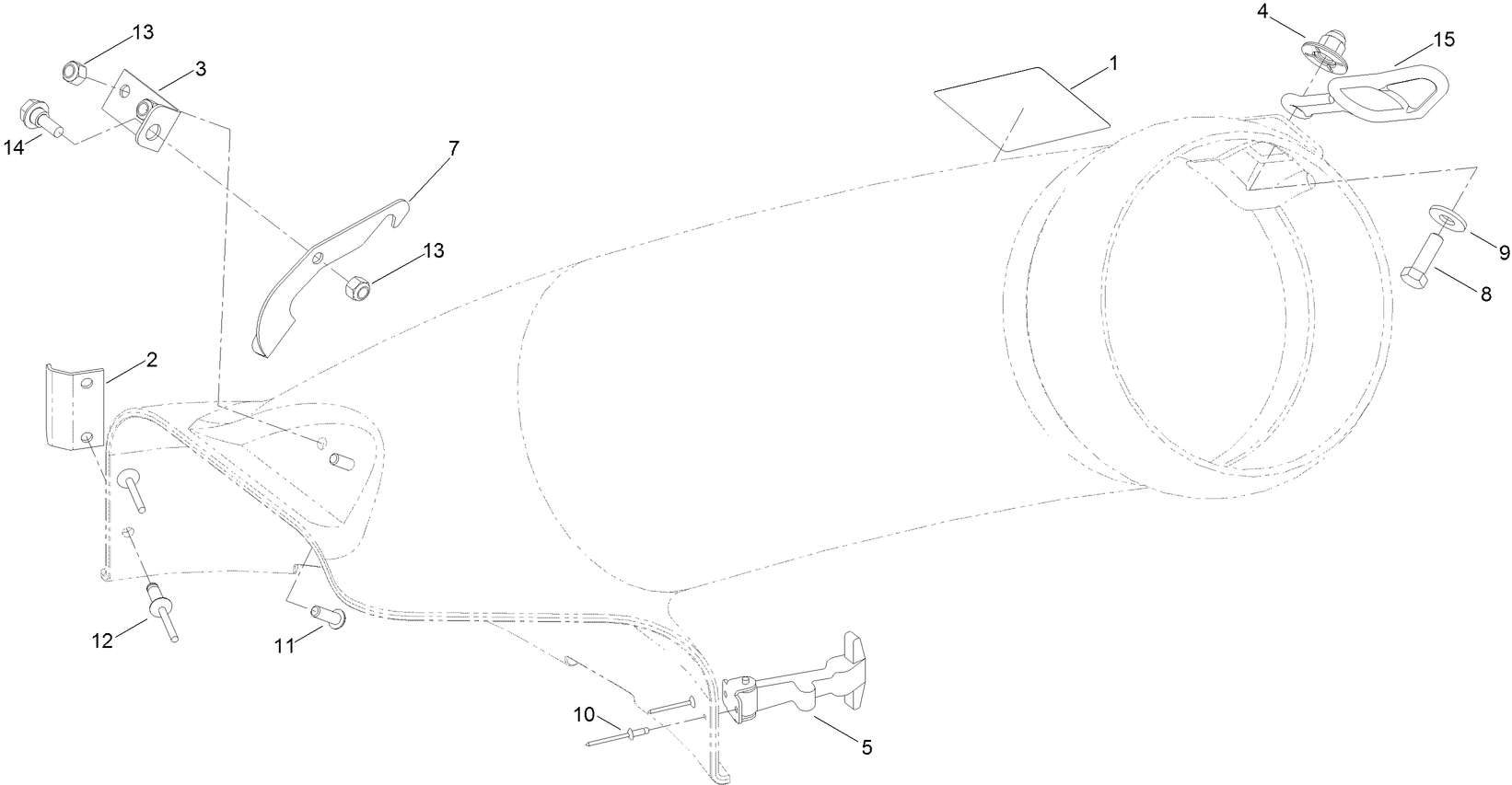 50 Inch Chute Assembly No. 119-8864
