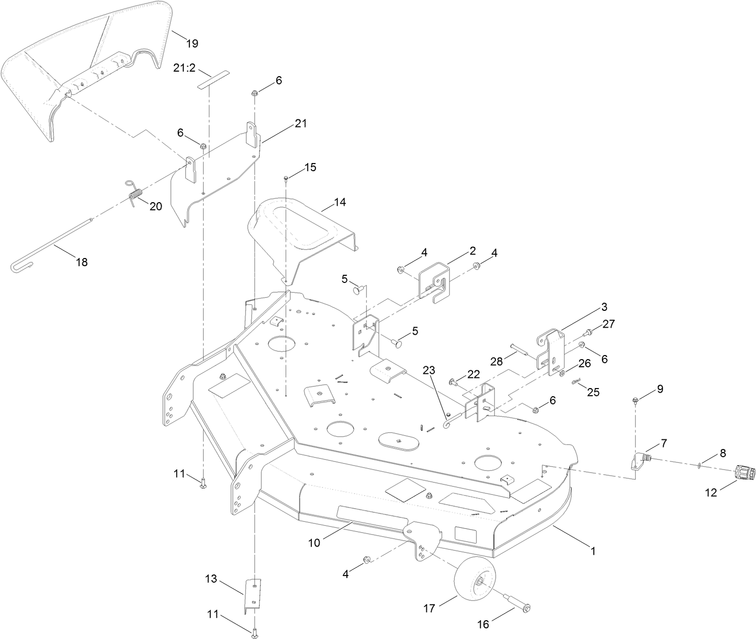 50 Inch Deck Assembly
