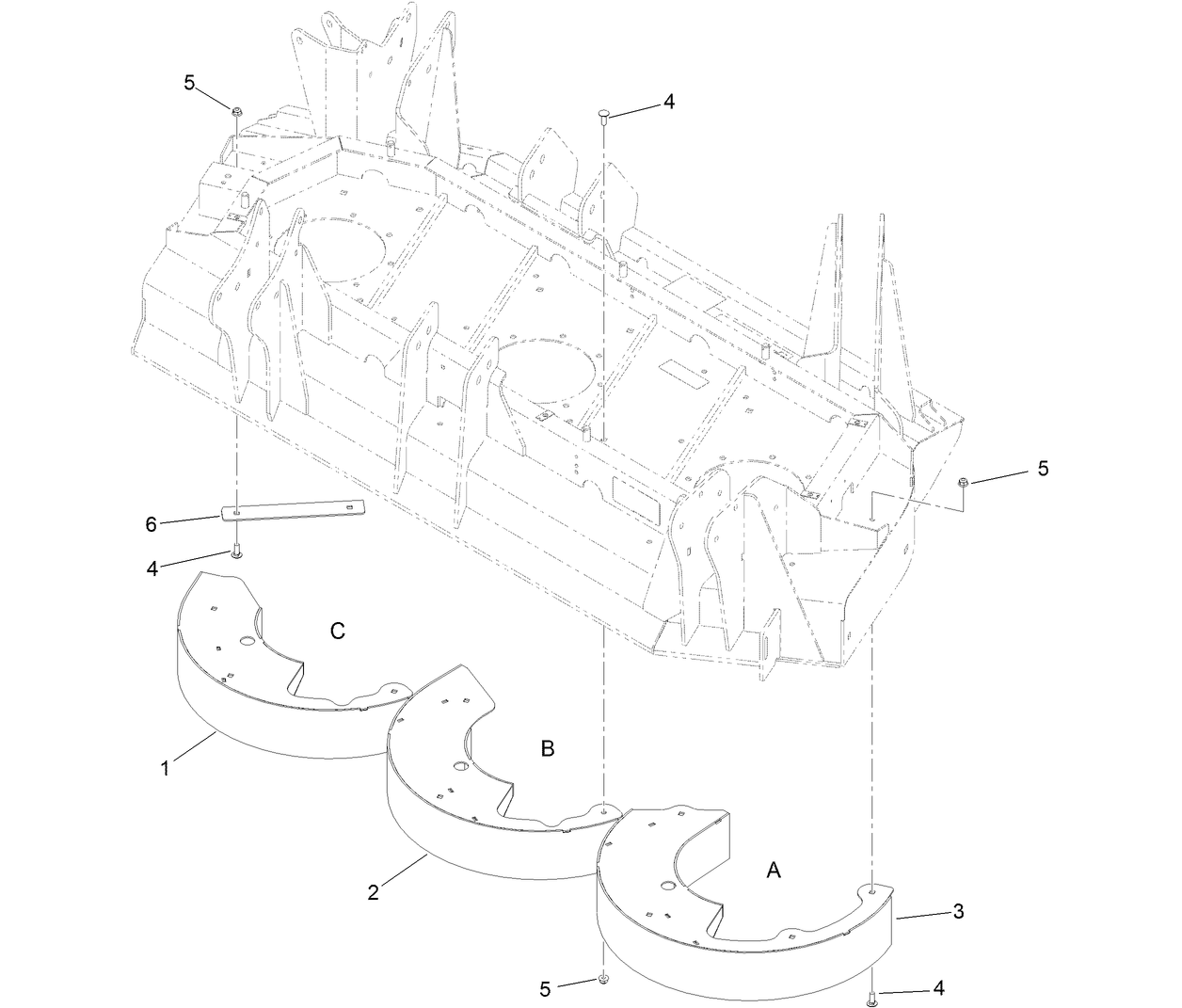 Left Hand Deck Chamber Assembly