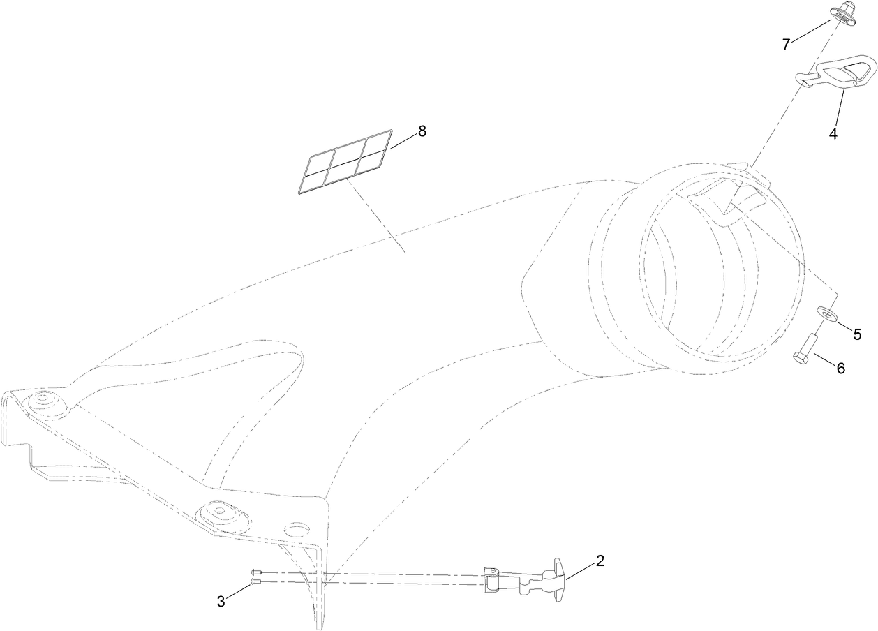 42 Inch Chute Assembly No. 121-5650