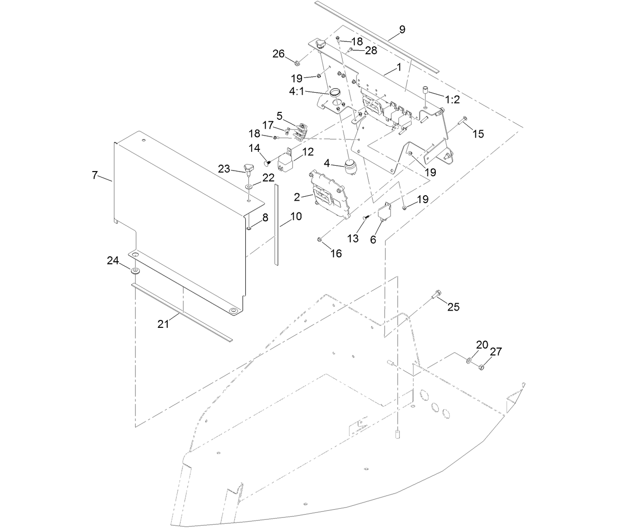 Front Electrical Component Assembly