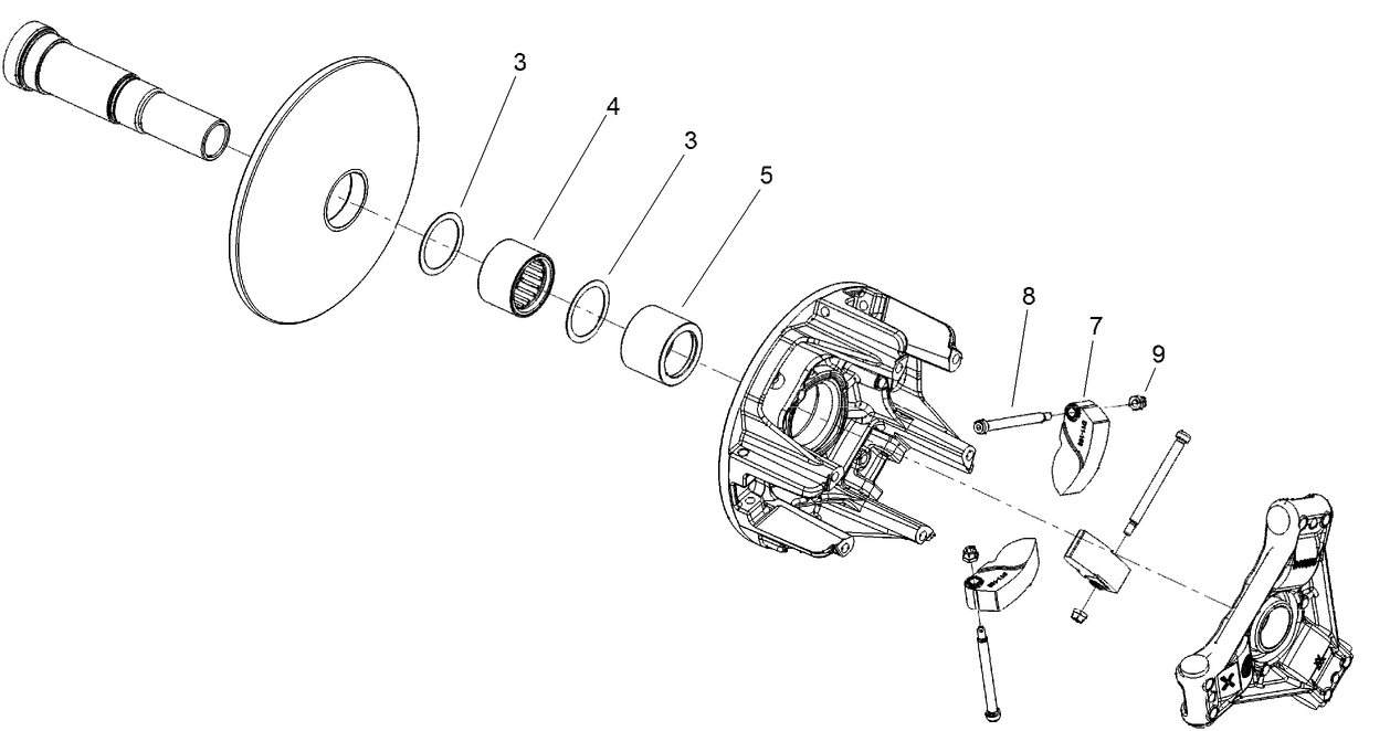 Primary Clutch Assembly No. 132-6780